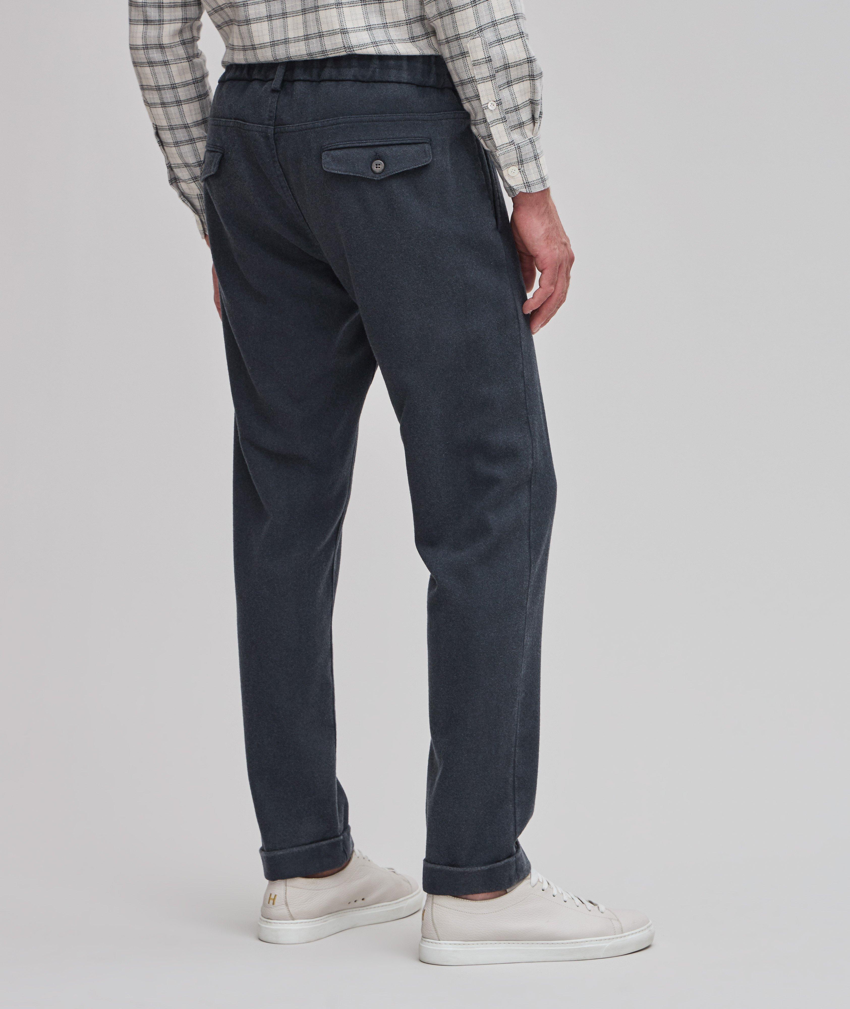 Wool & Cashmere-Stretch Blend Joggers image 2