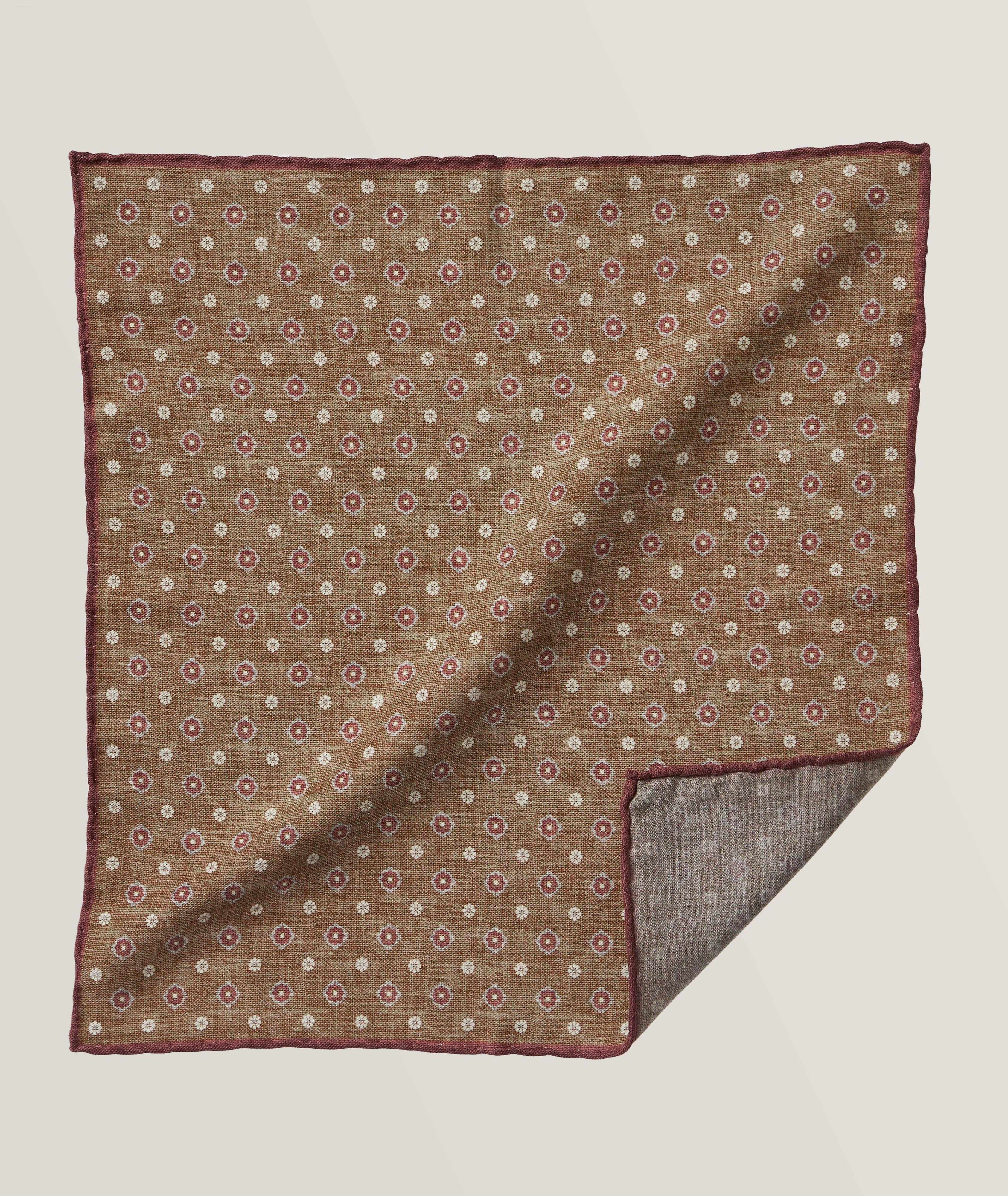 Miniature Neat Cotton-Wool Pocket Square image 0