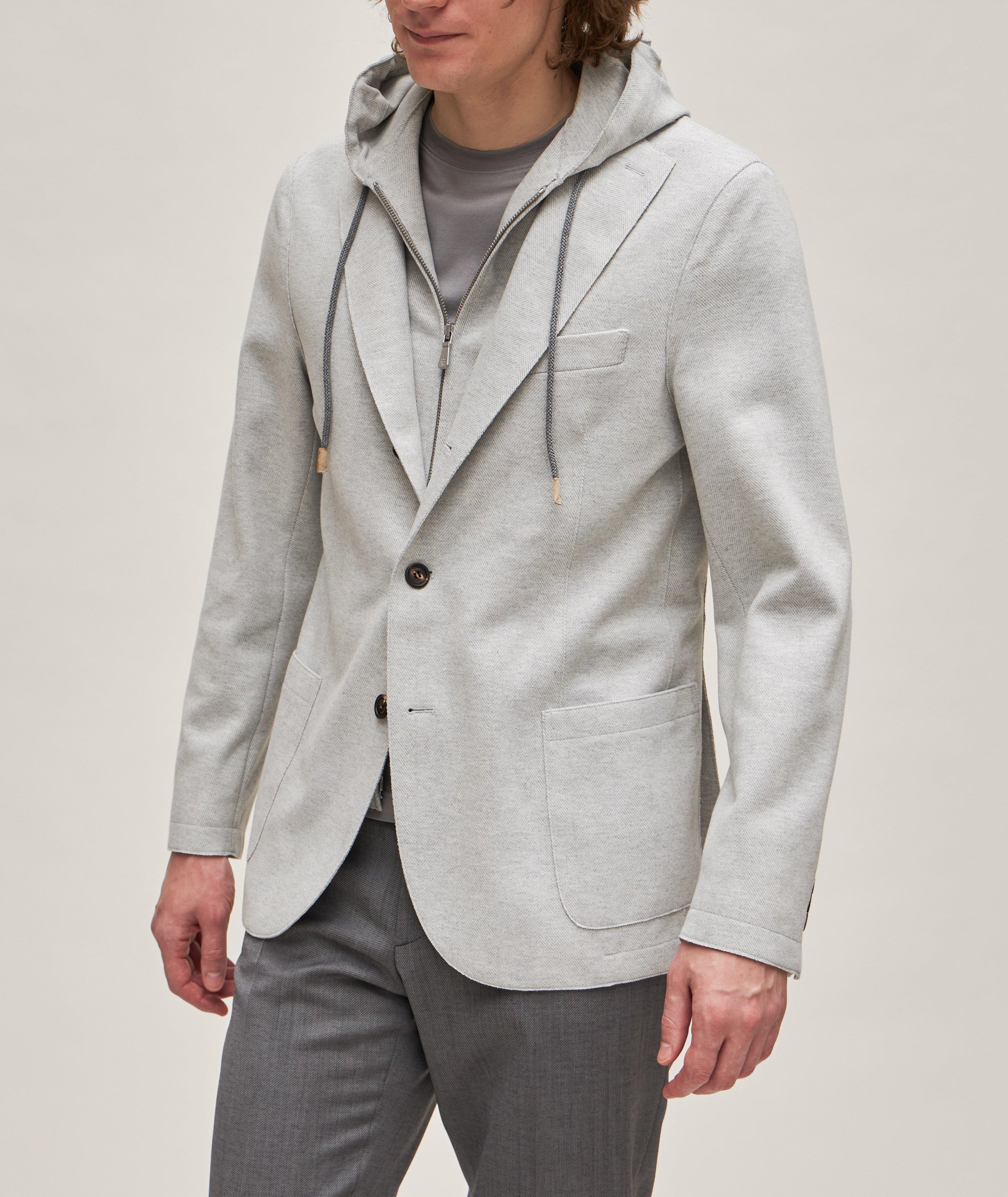 Textured Cotton Sport Jacket