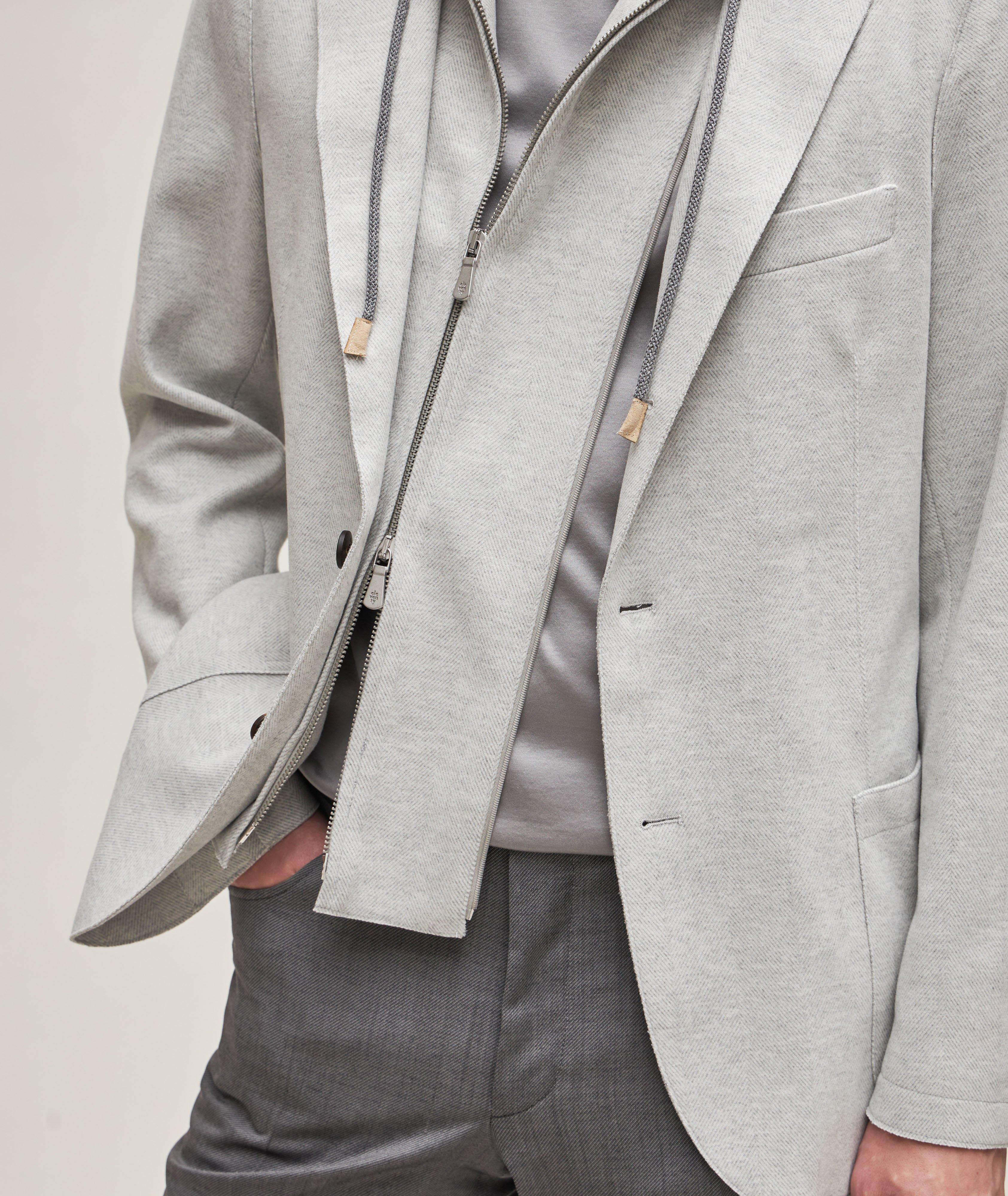 Textured Cotton Sport Jacket image 3