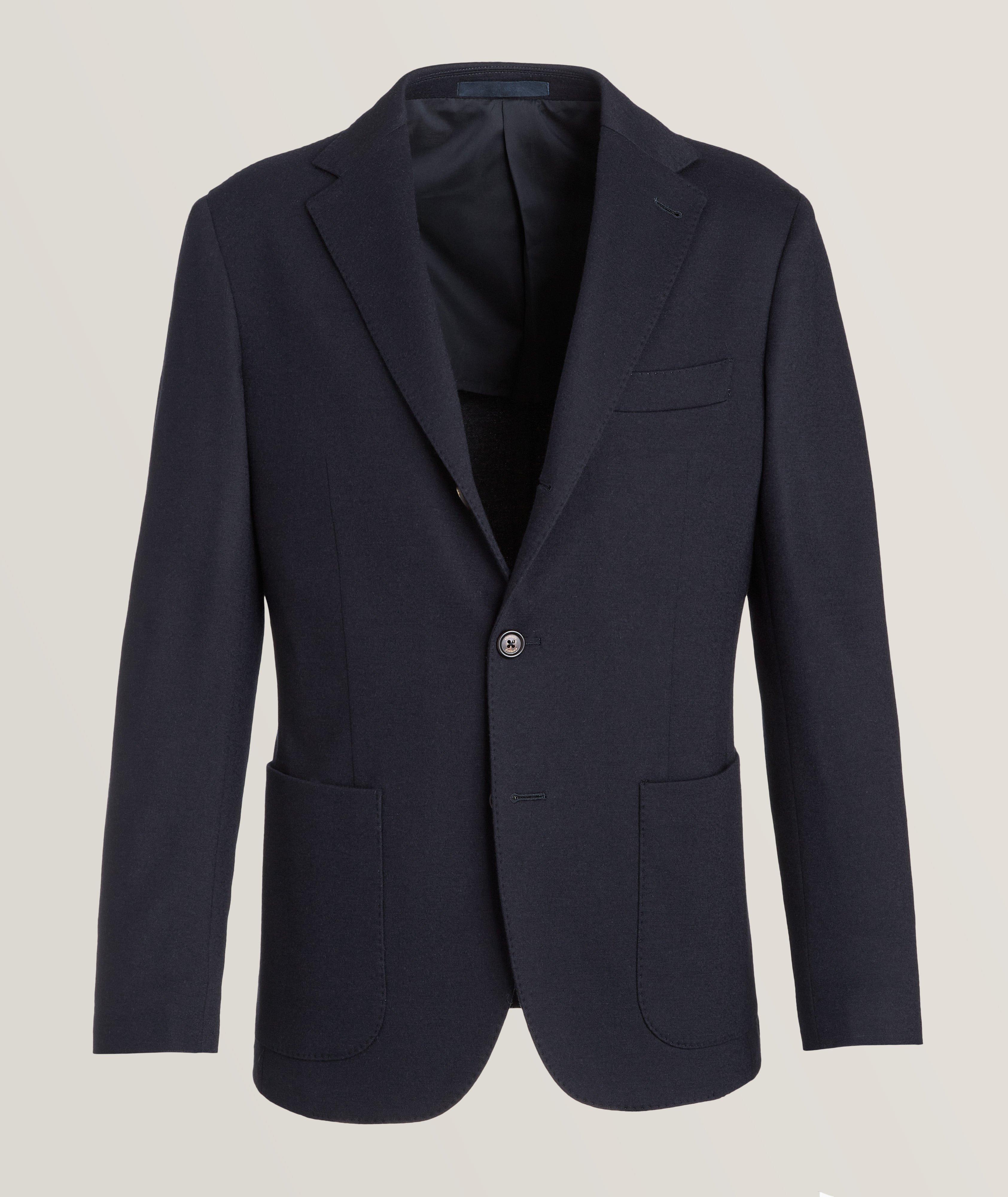 Eleventy Wool-Cotton Sport Jacket 