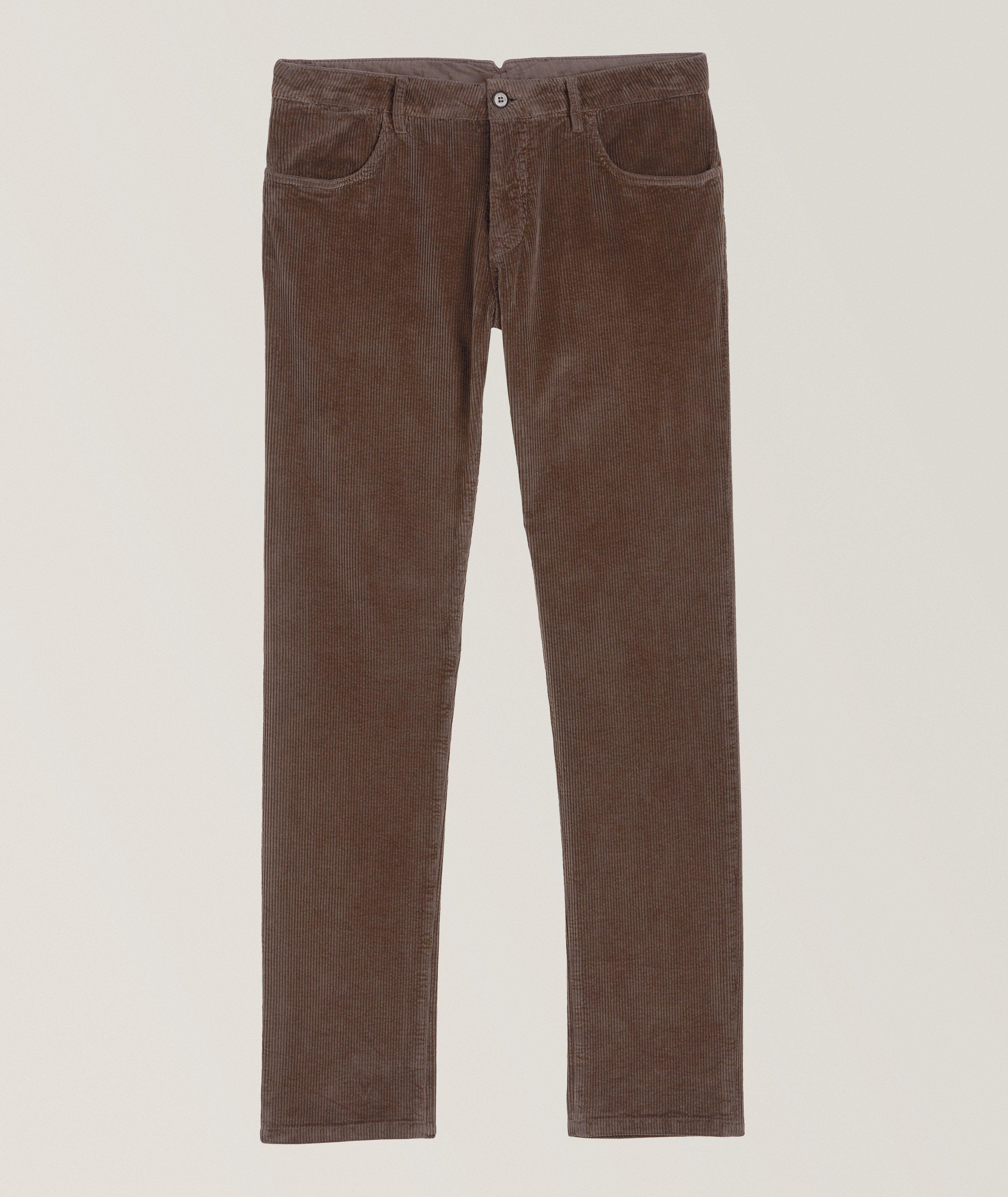 Corduroy Cotton-Blend Pants image 0