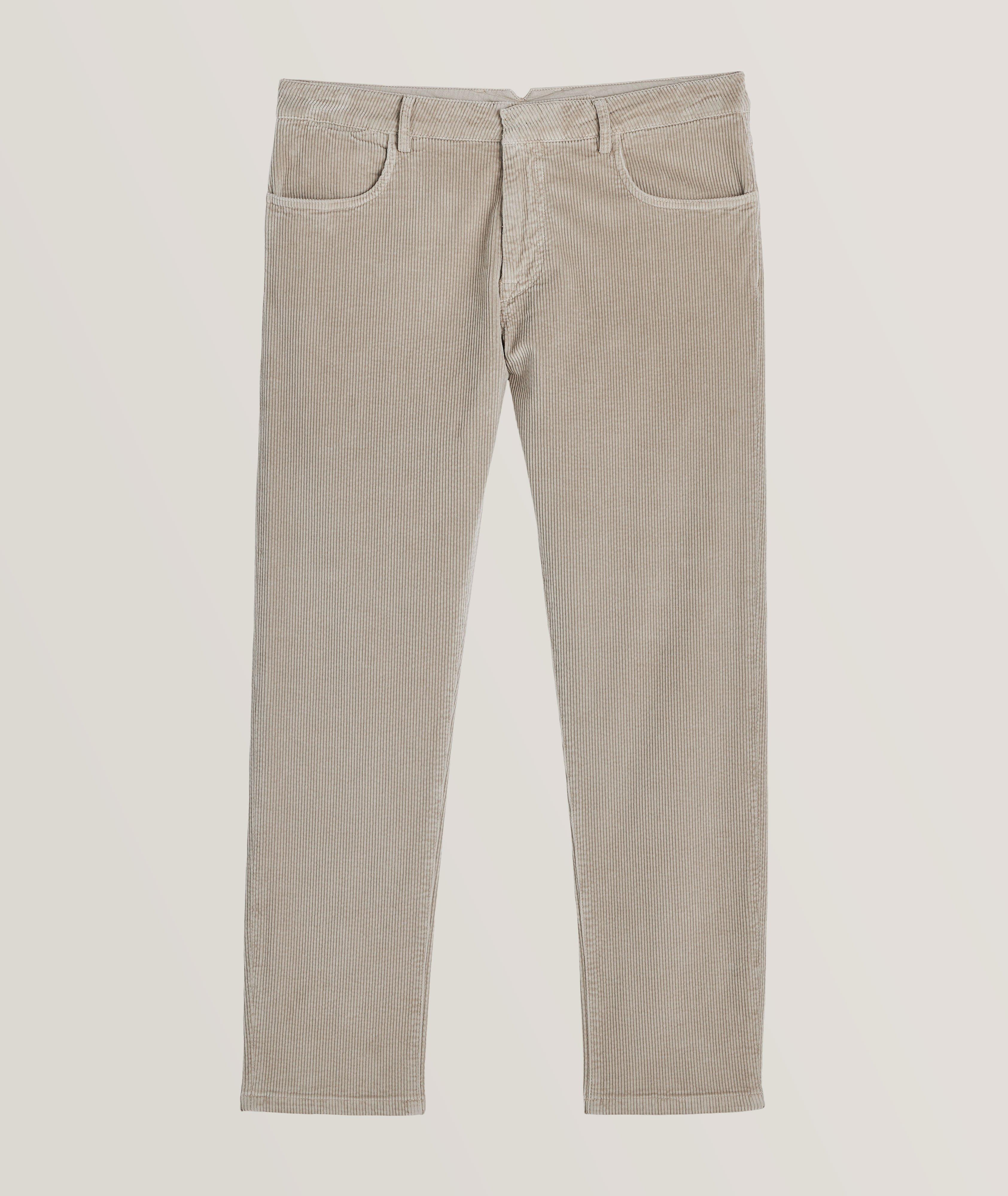 Eleventy Platinum Corduroy Cotton Blend Pants 