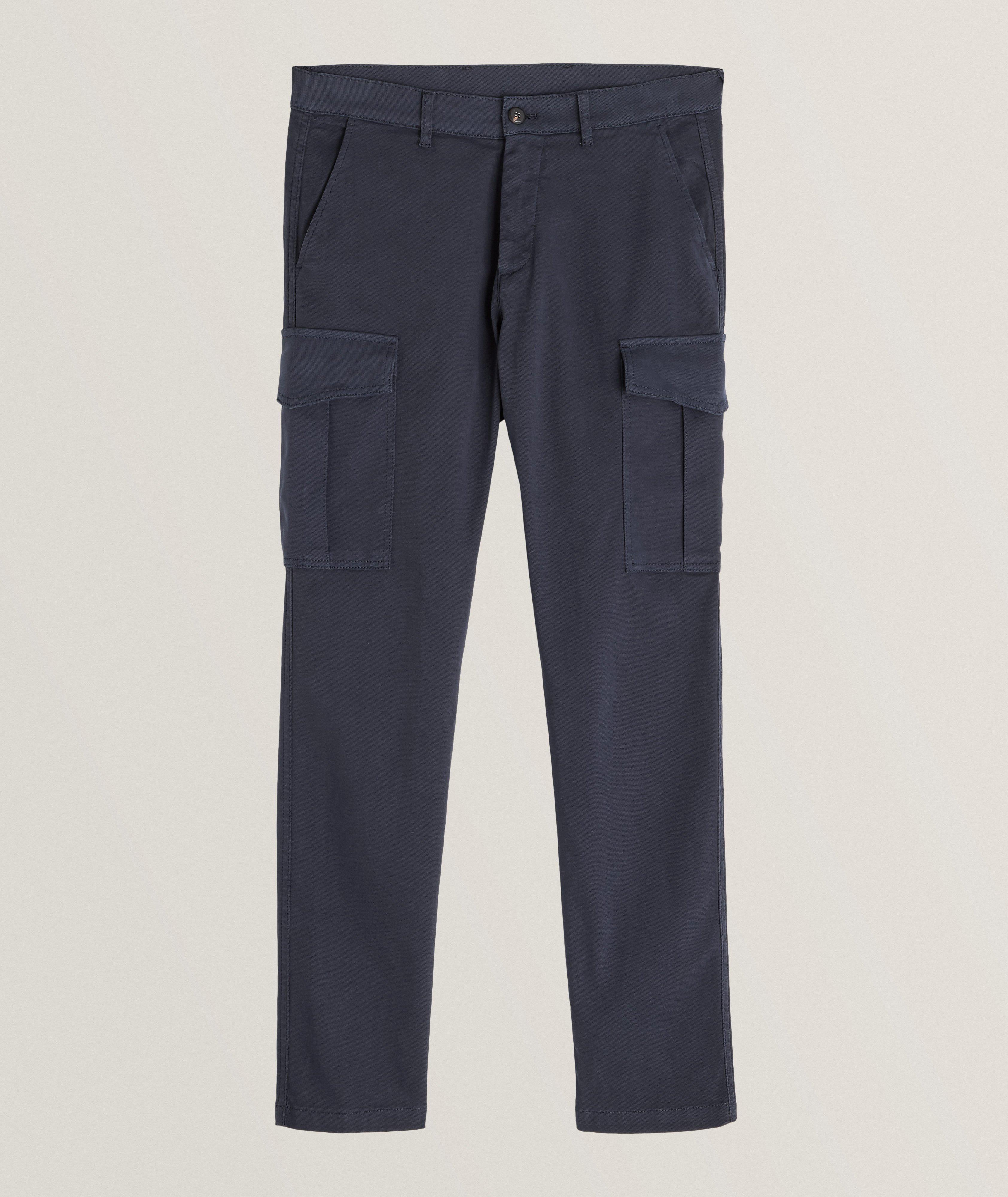 Stretch-Cotton Cargo Pants image 0