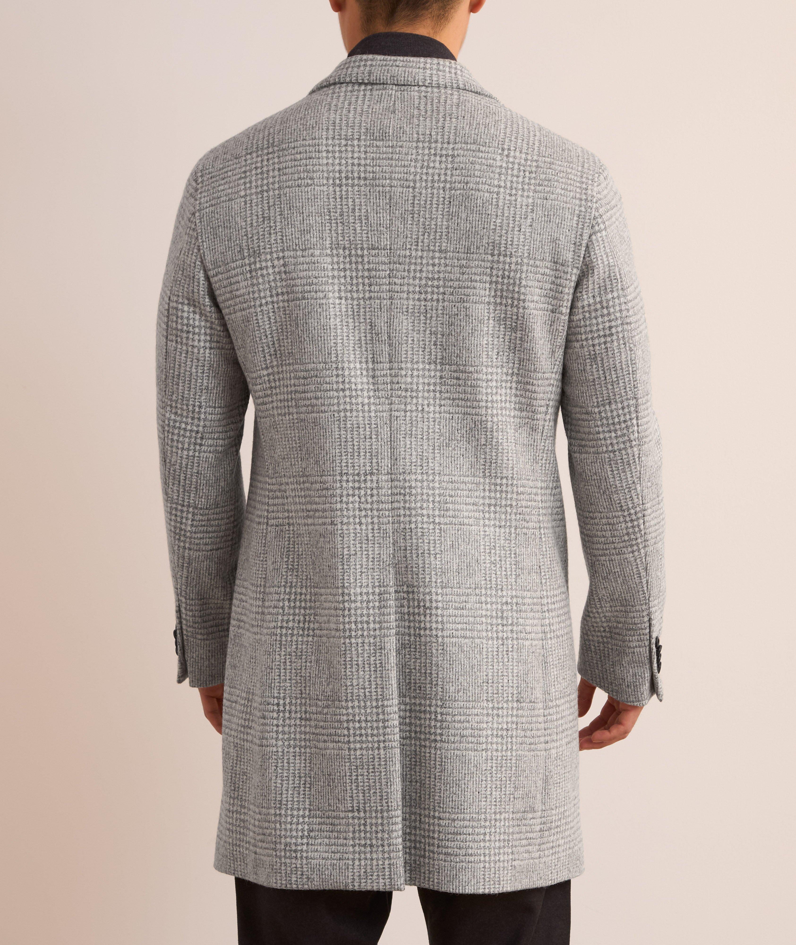 Glen Check Wool-Blend Overcoat image 2