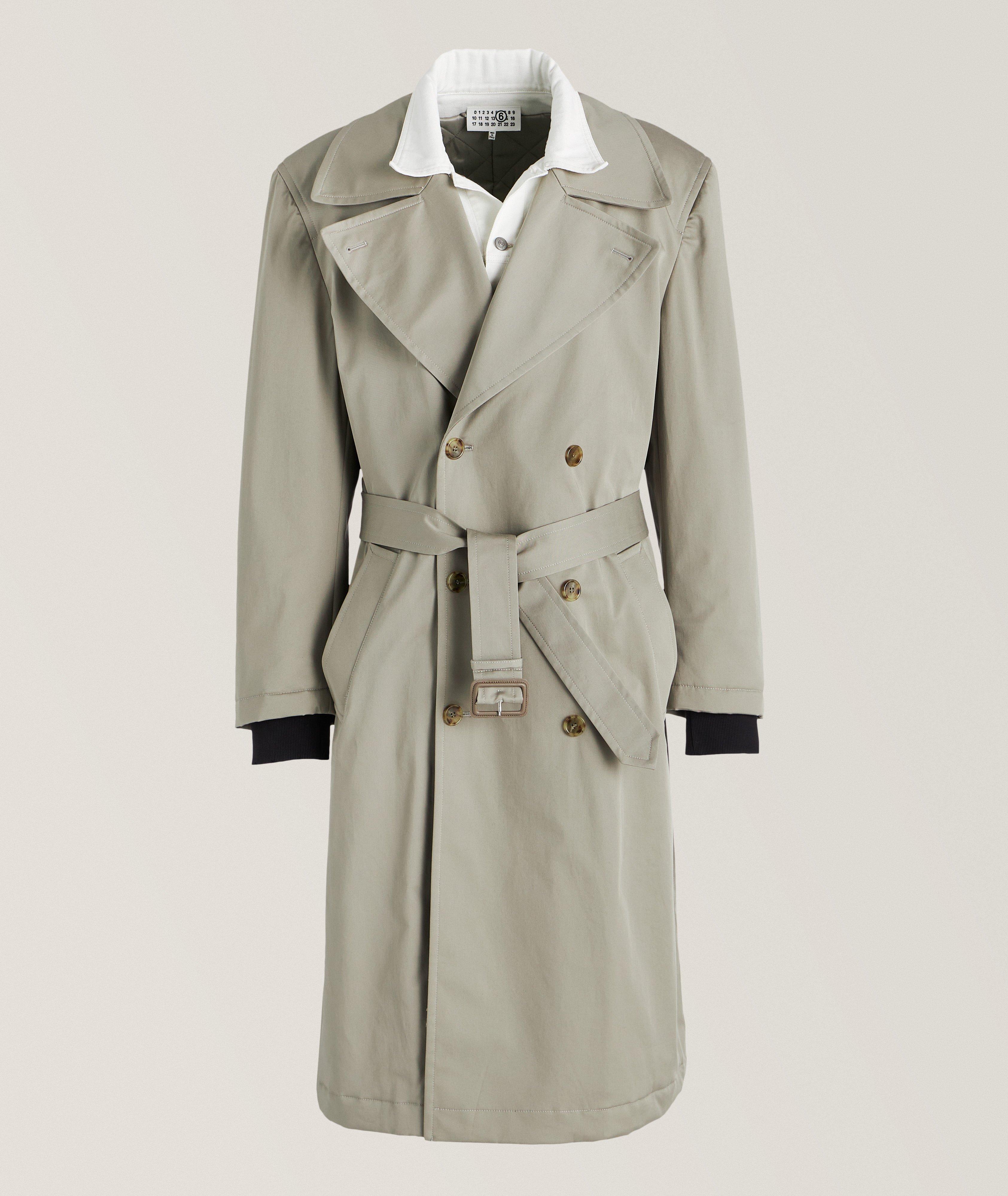 MM6 Maison Margiela Stretch-Cotton Trench Coat | Coats | Harry Rosen