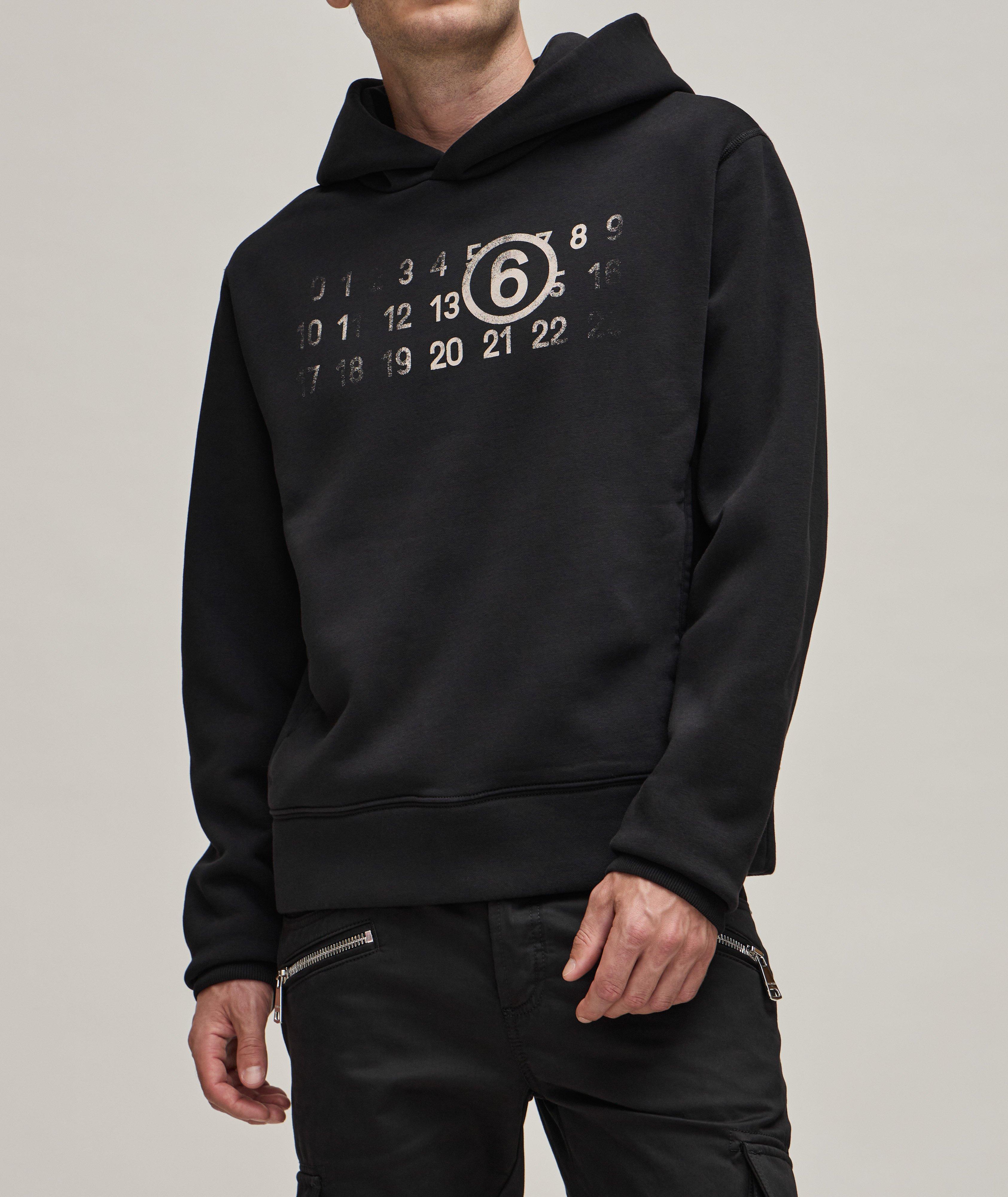 Logo Print Cotton Blend Hooded Sweater  image 1