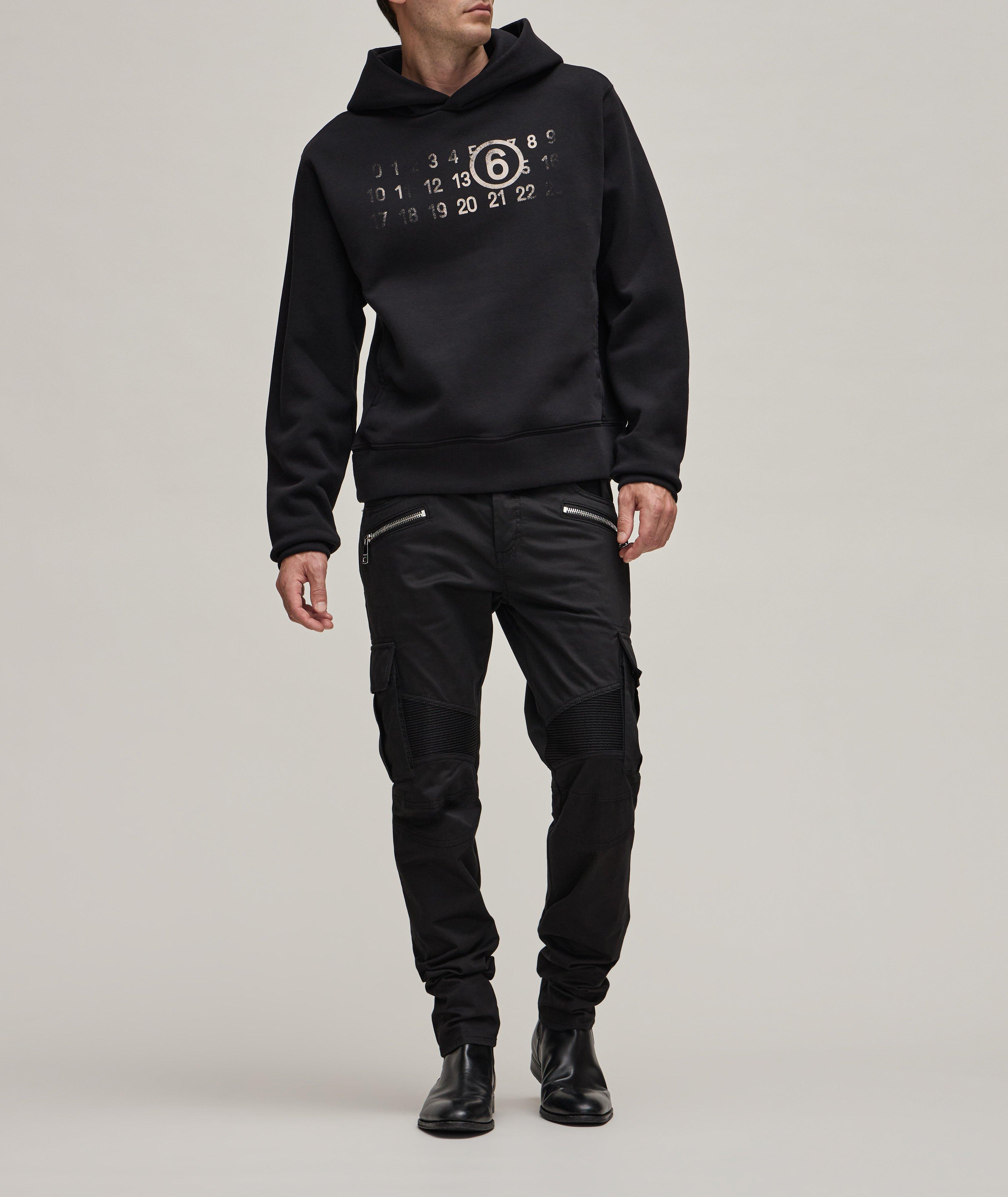 Logo Print Cotton Blend Hooded Sweater  image 3