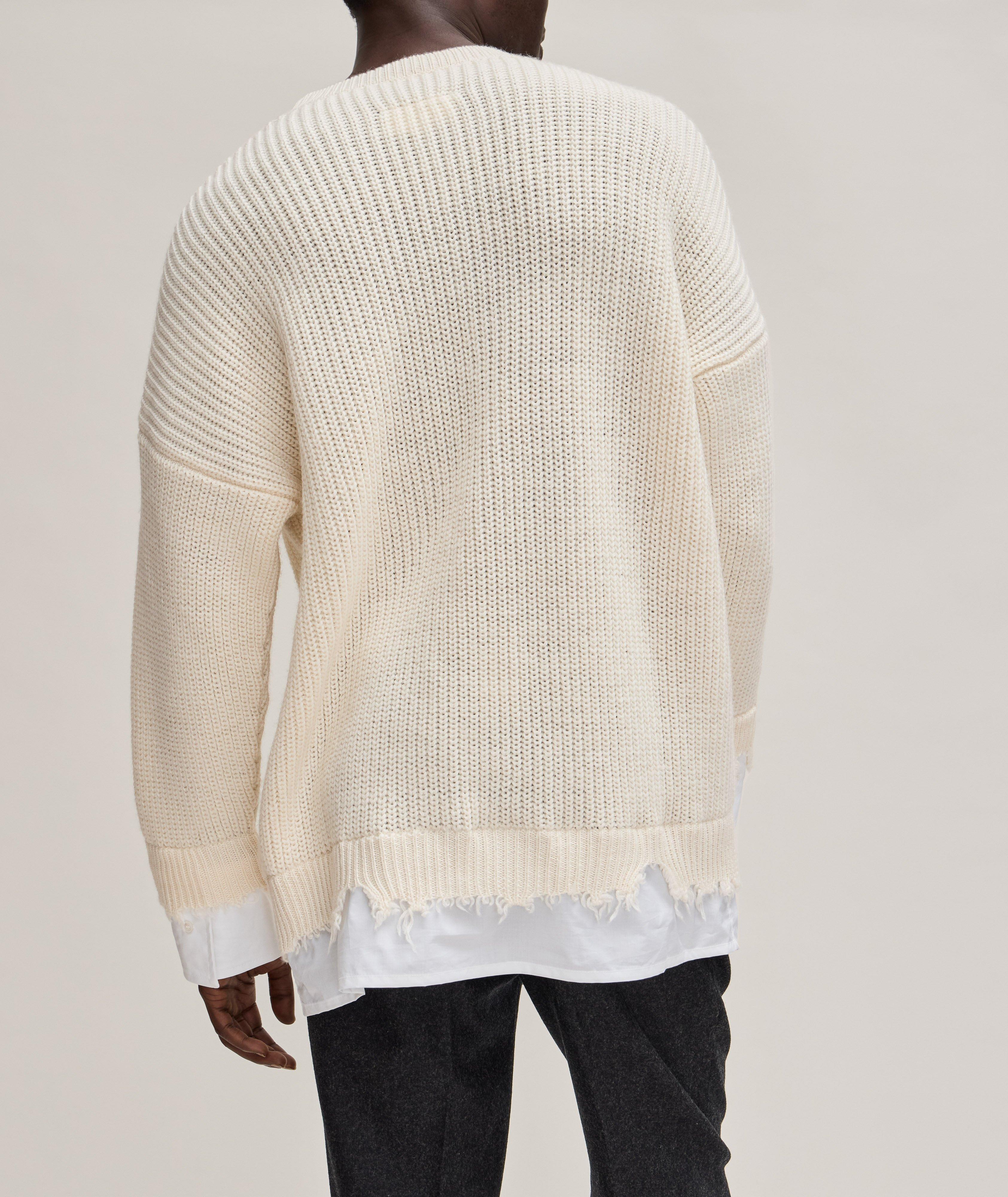 Mock layer outlet sweater