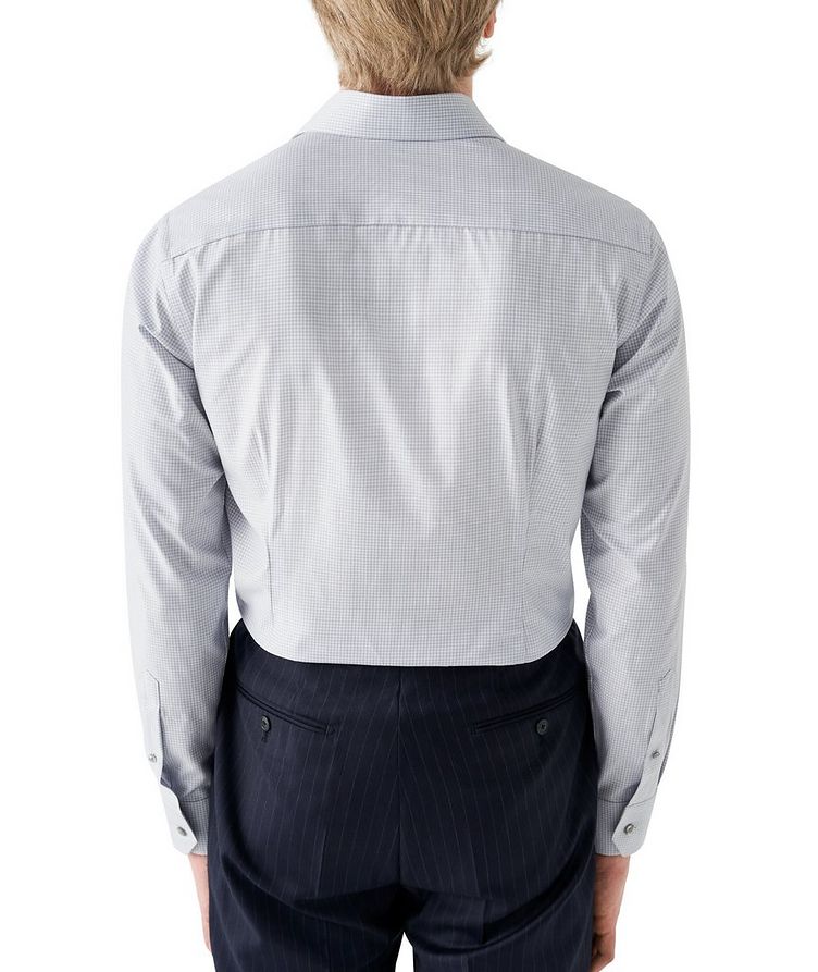 Slim Fit Micro Checked Tencel Cotton Shirt image 2
