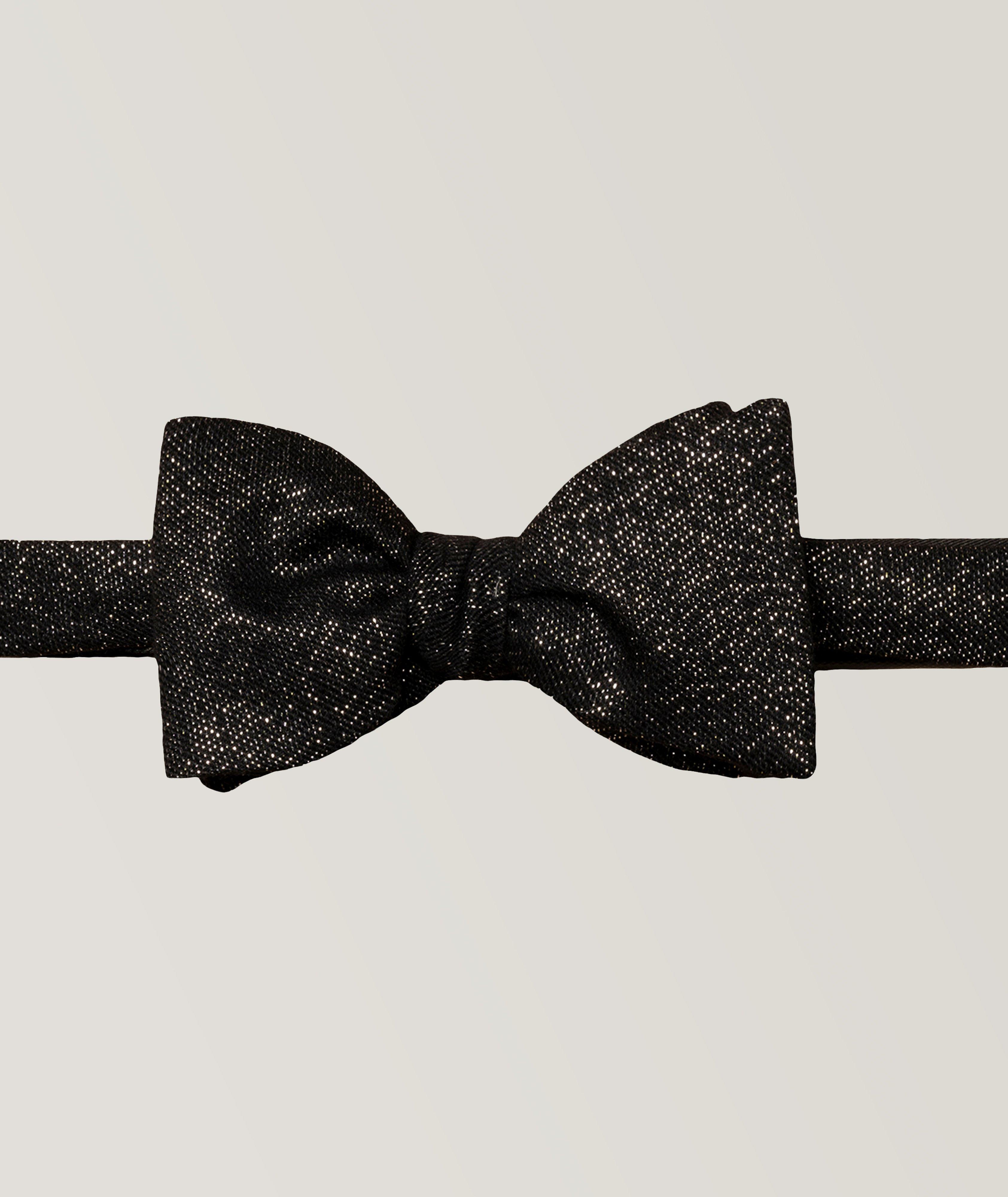 Shimmering Silk Bow Tie image 0