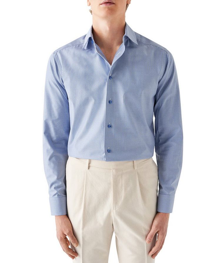 Slim Fit Grid Cotton-Blend Shirt image 1