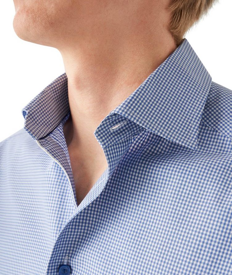 Slim Fit Grid Cotton-Blend Shirt image 3