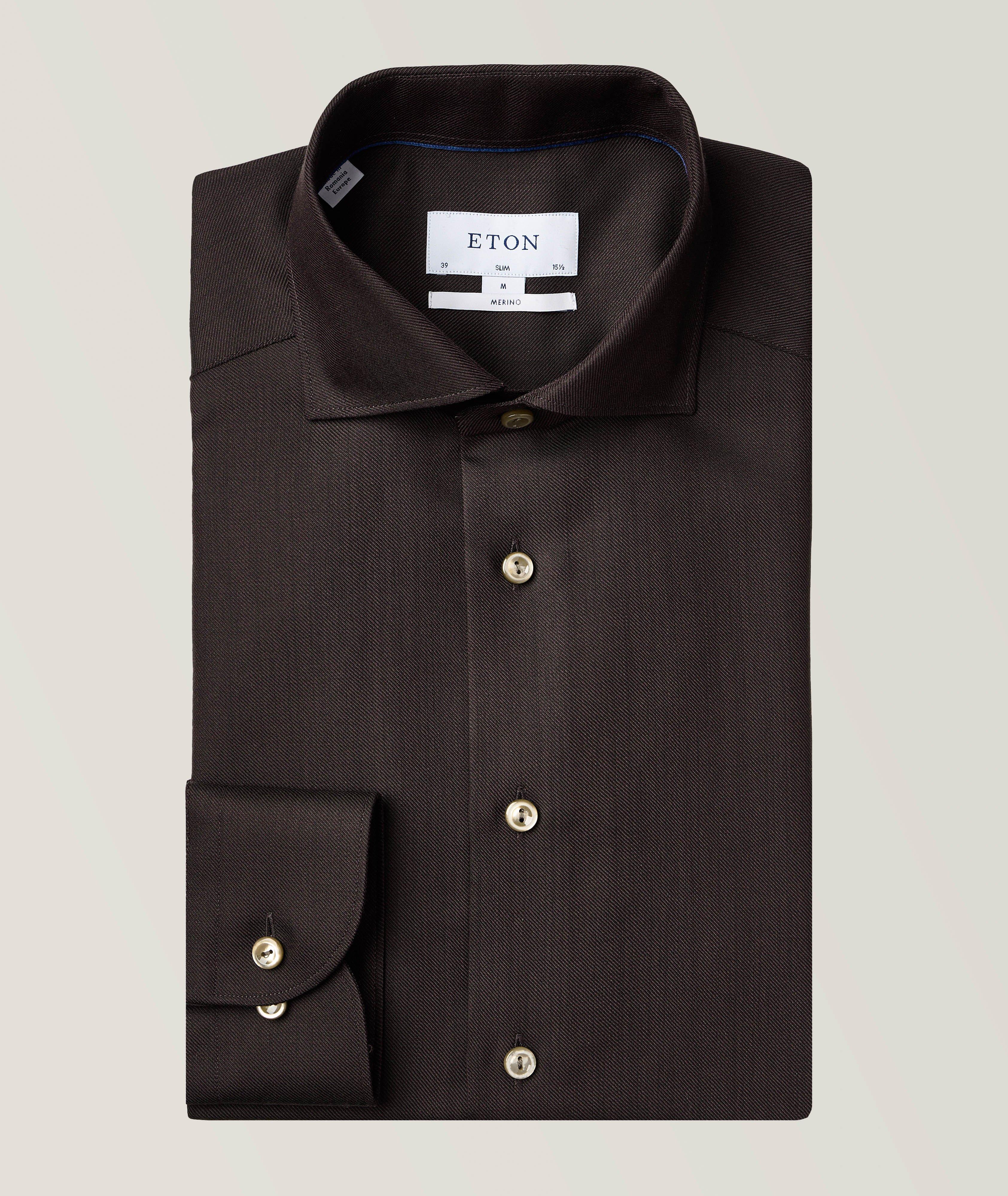 Slim Fit Merino Wool Shirt image 0