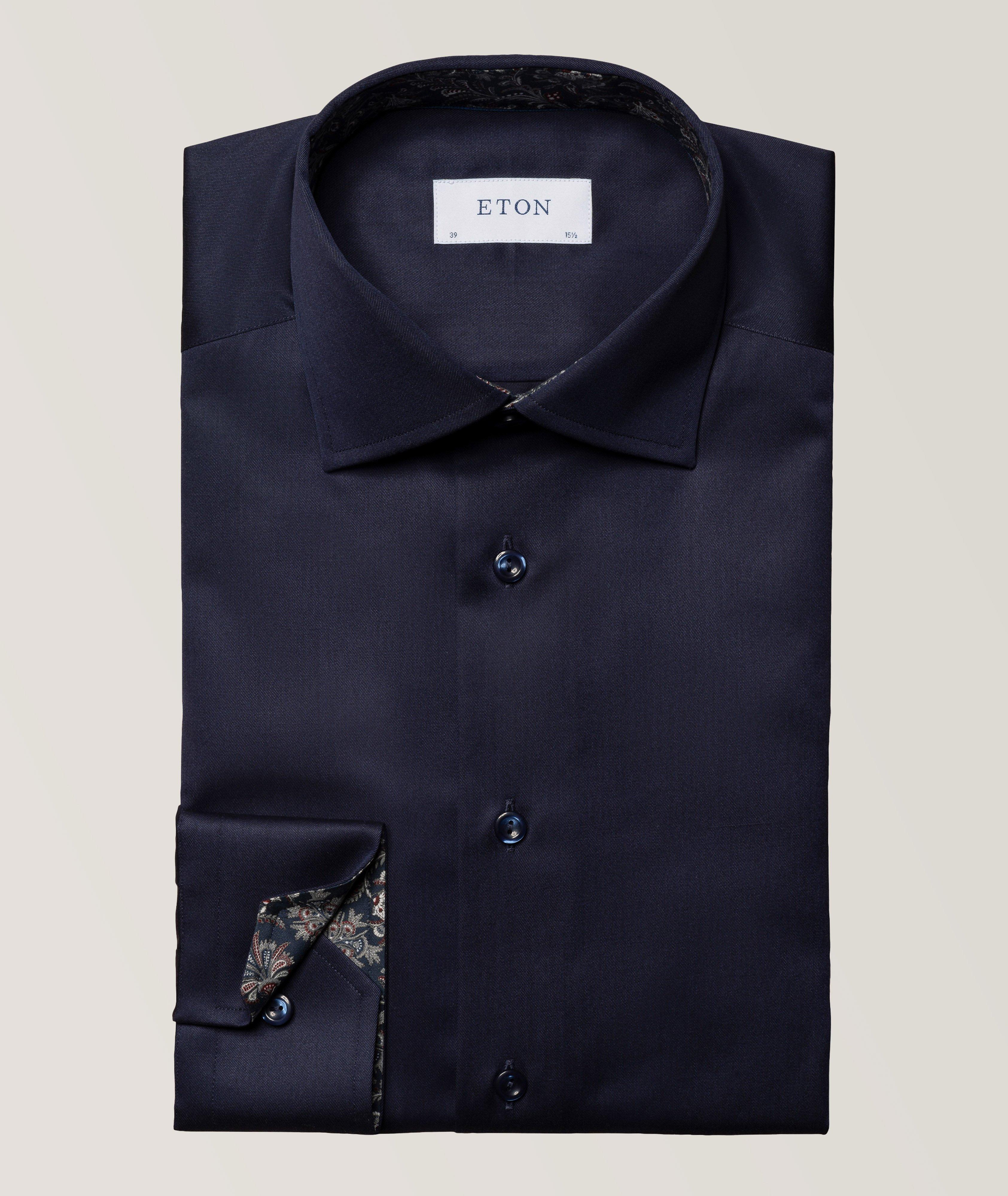 Eton Slim-Fit Paisley Twill Shirt | Dress Shirts | Harry Rosen