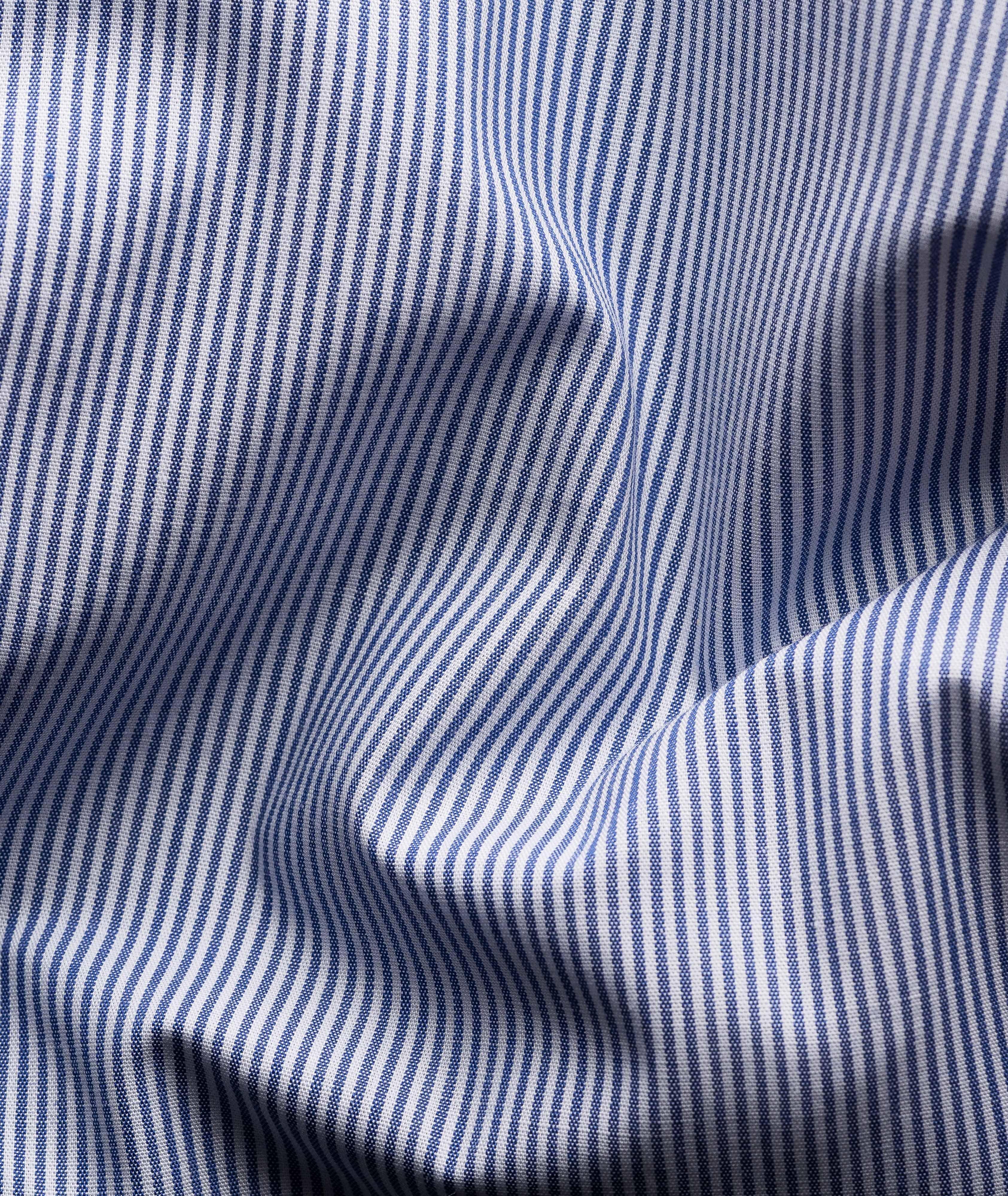 Contemporary Fit Striped Poplin Shirt image 5