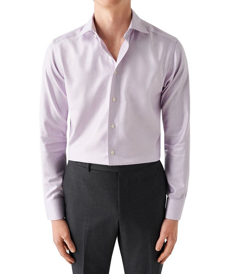 Contemporary Fit Twill Cotton-Tencel Dress Shirt image 1