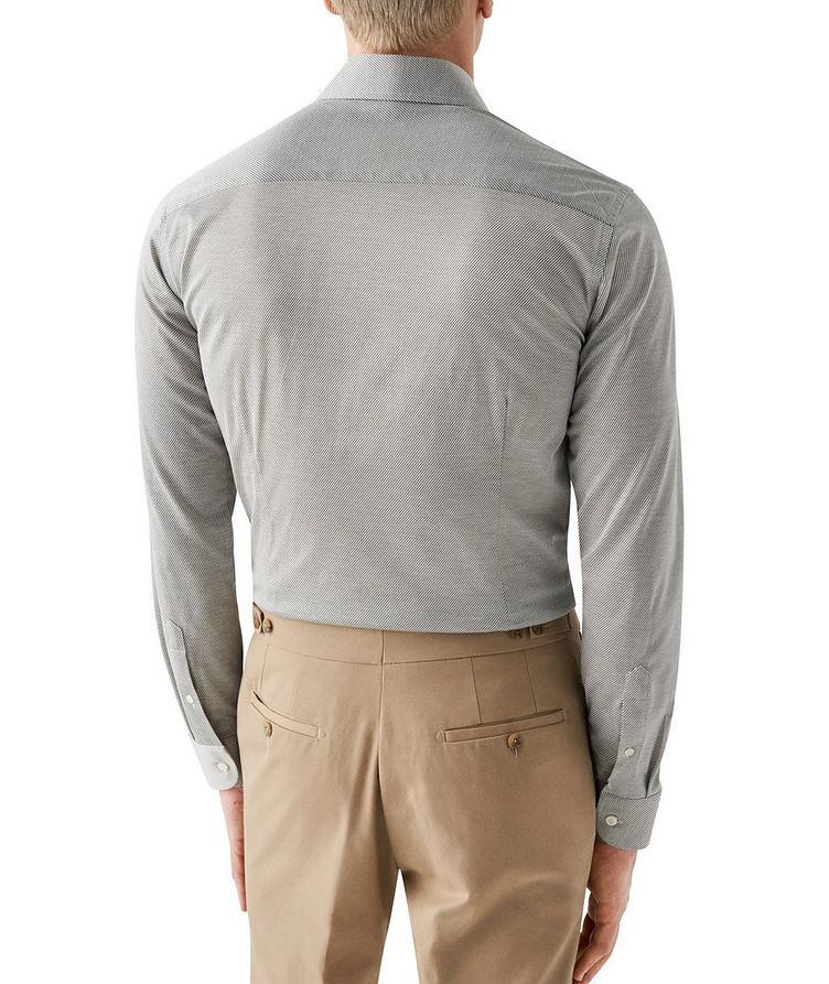 Slim Fit Diagonal Striped King Knit Sport Shirt image 2