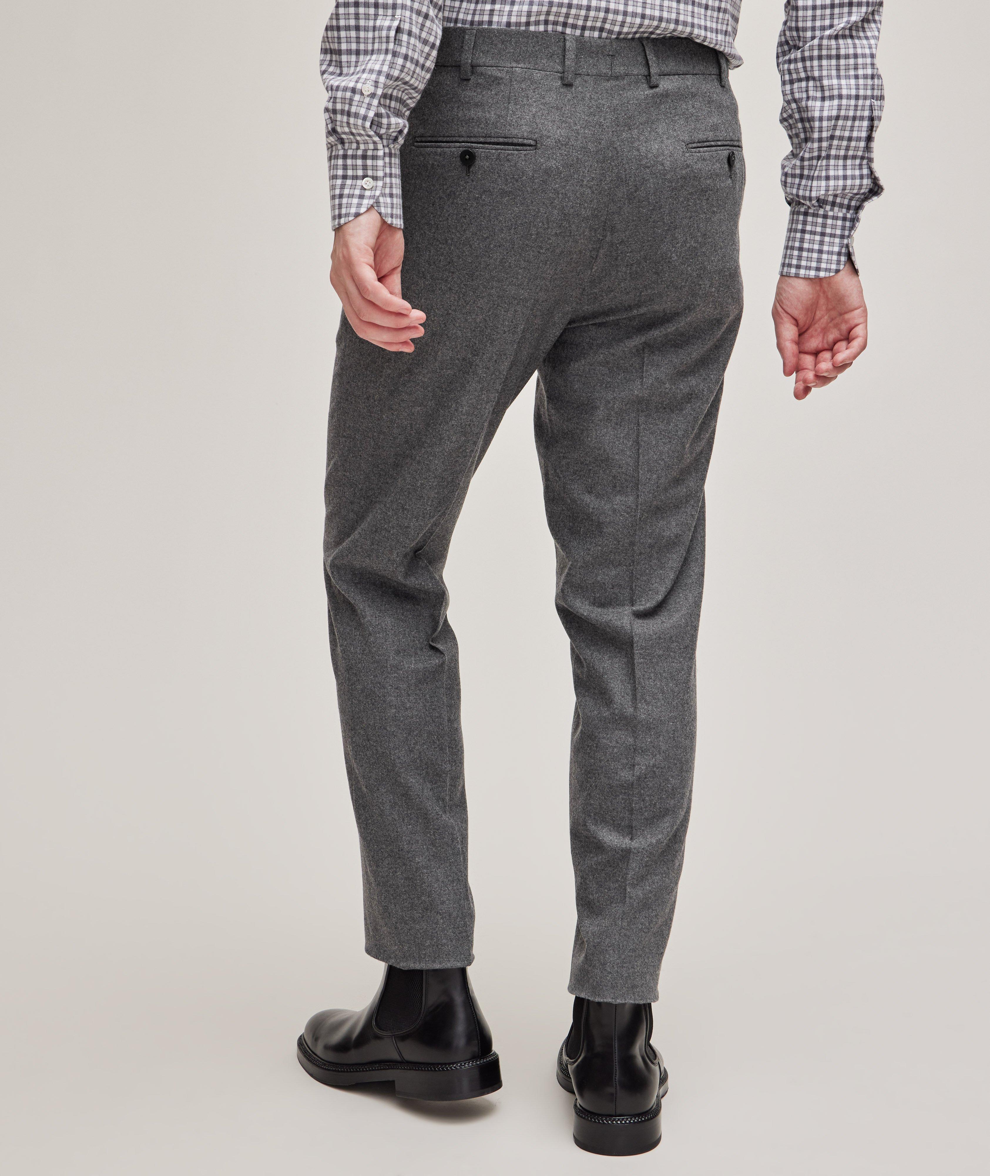 Pantalon en flanelle de laine et de cachemire image 3