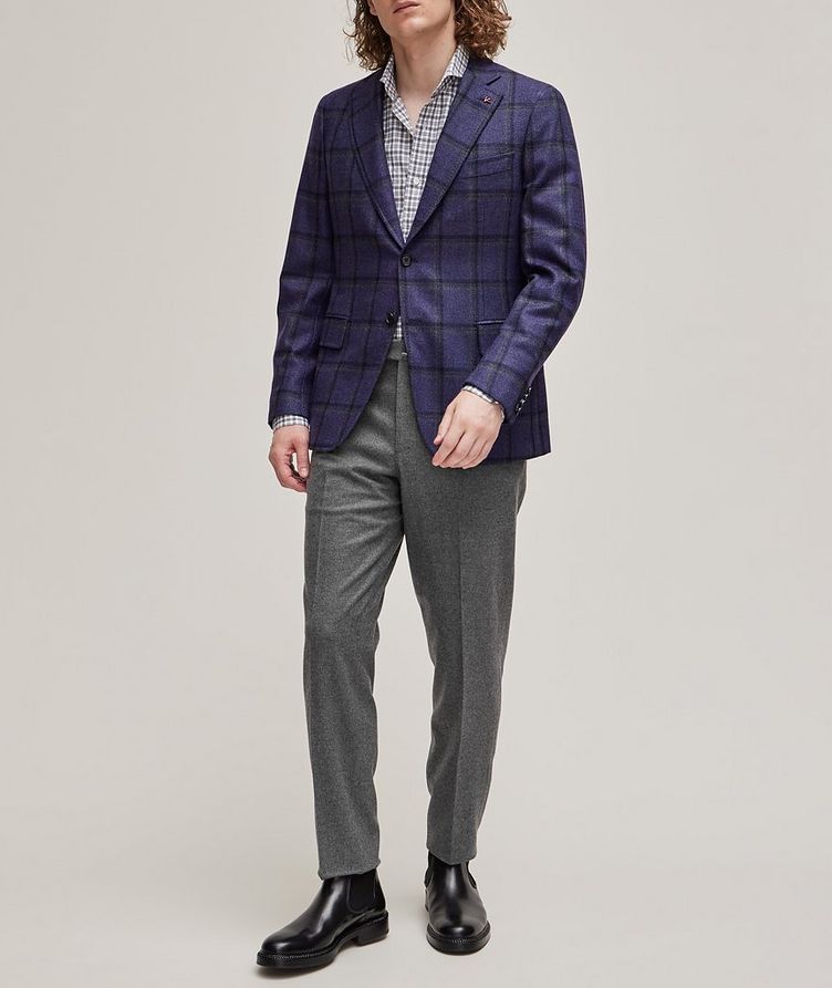 Flannel Stretch Wool-Cashmere Blend Pants image 4