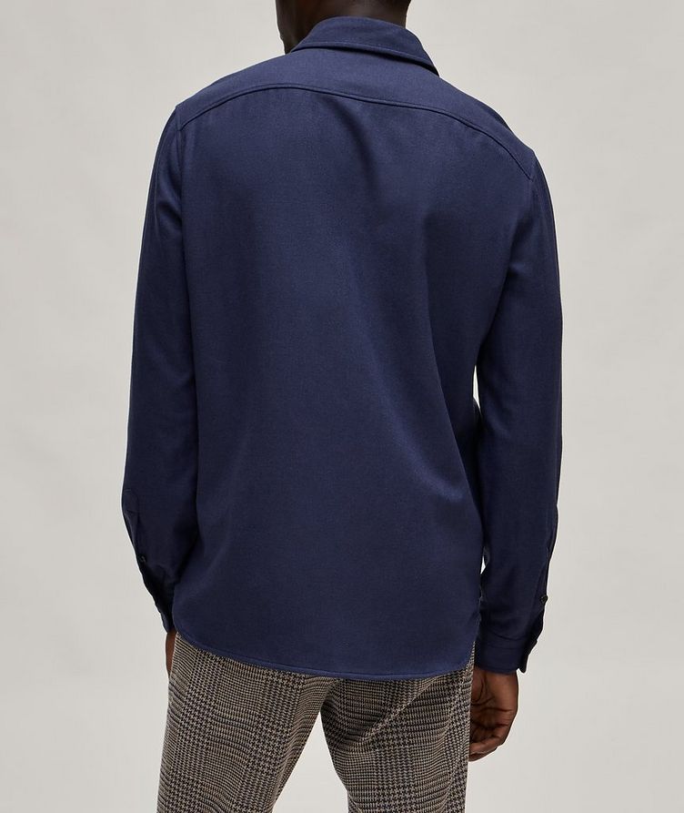 Double Faced Wool-Cashmere Overshirt image 2