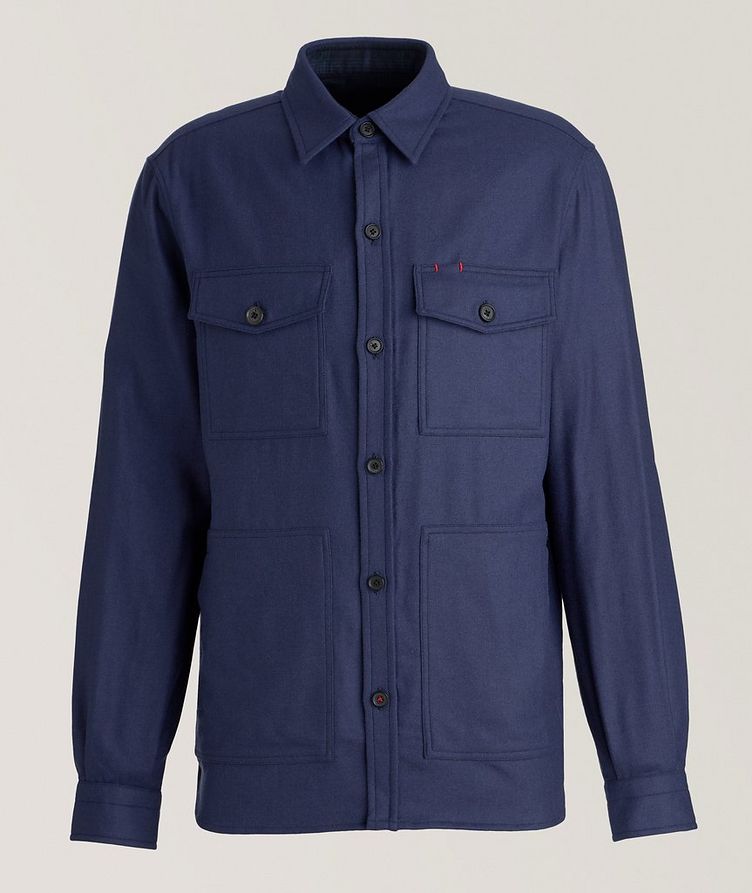 Double Faced Wool-Cashmere Overshirt image 0