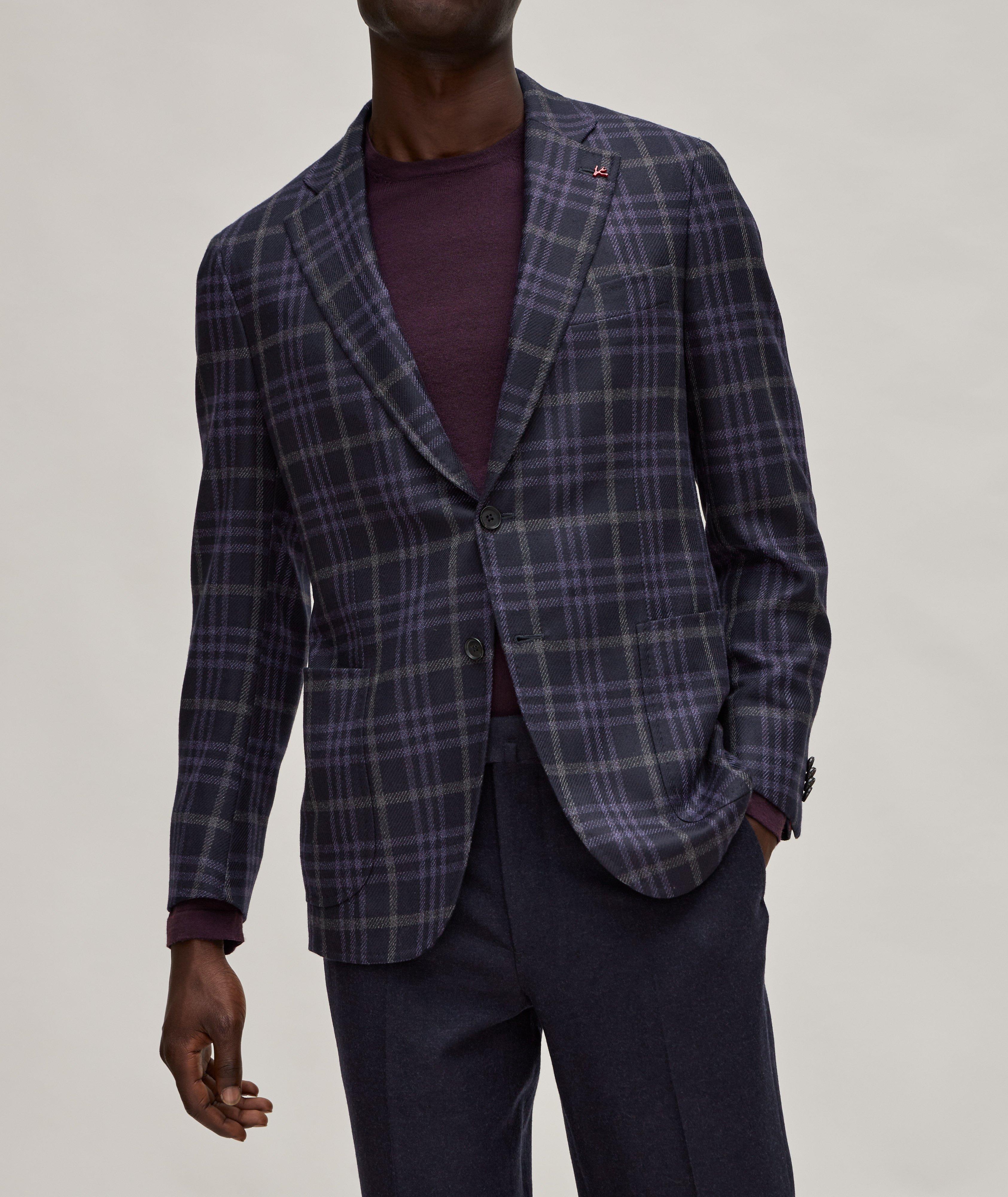 Domenico Plaid Cashmere Sport Jacket image 1