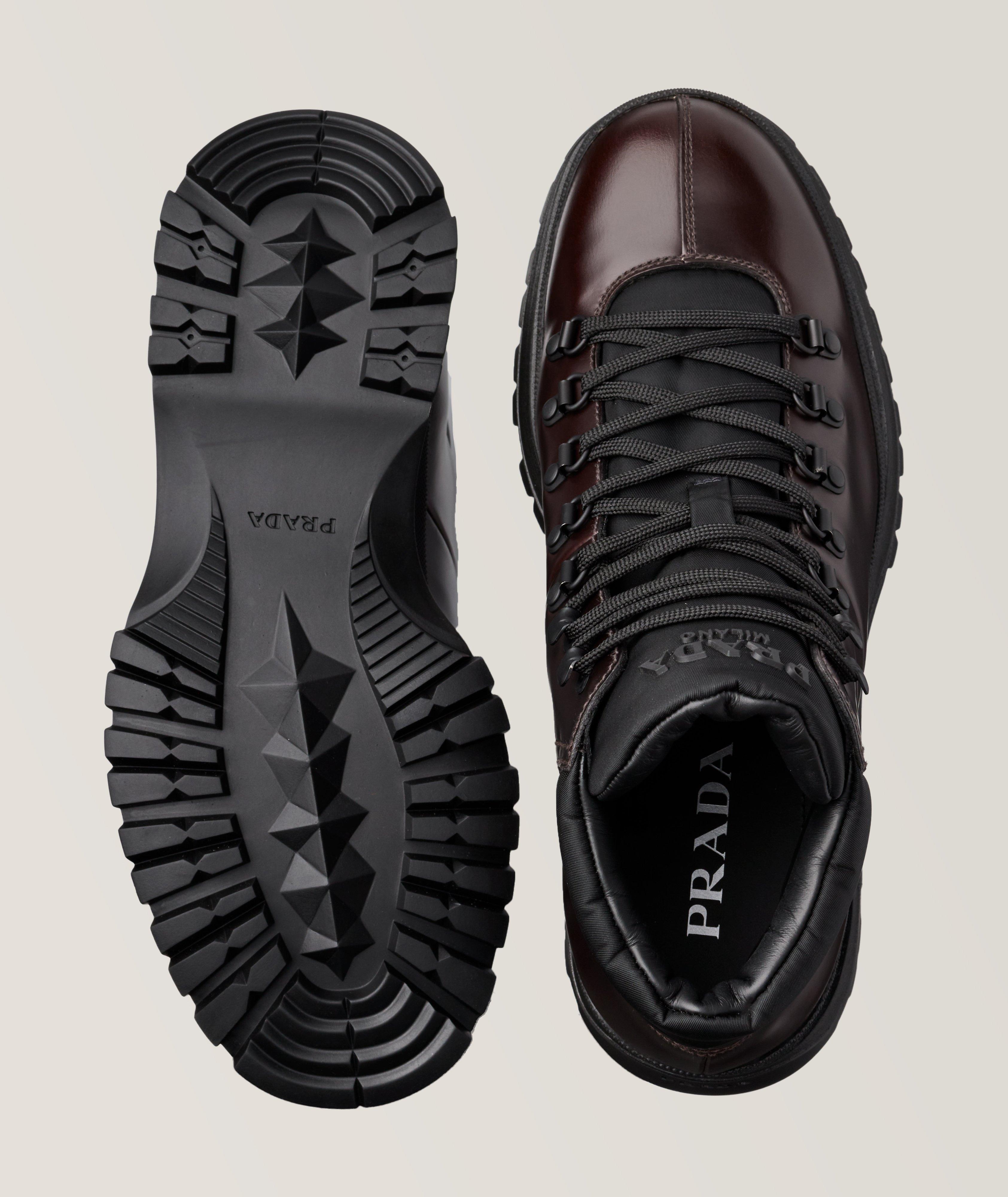 Prada mens hiking store boots