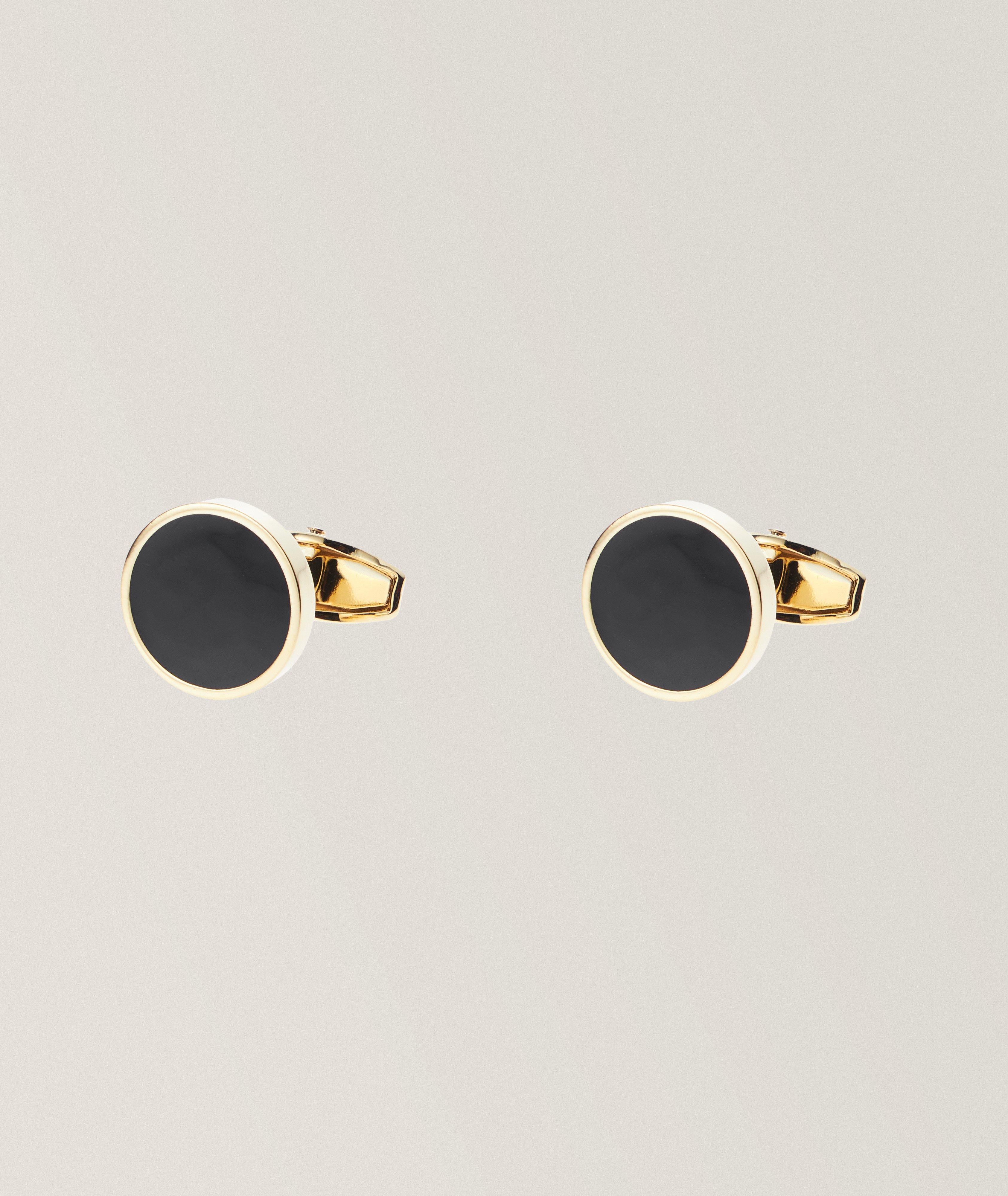 Onyx Round Cufflinks image 0