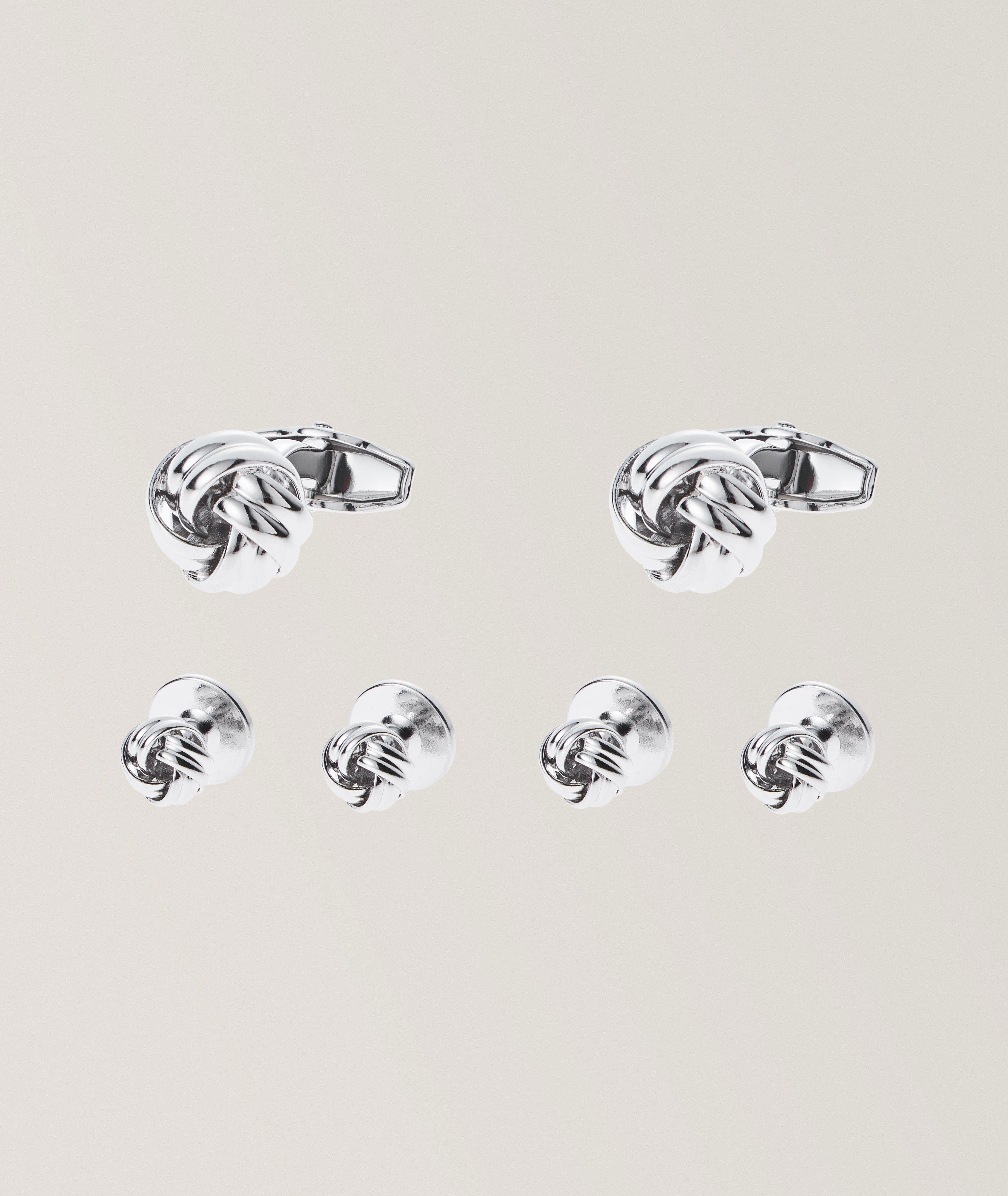 Knot Cufflinks & Stud Set image 0