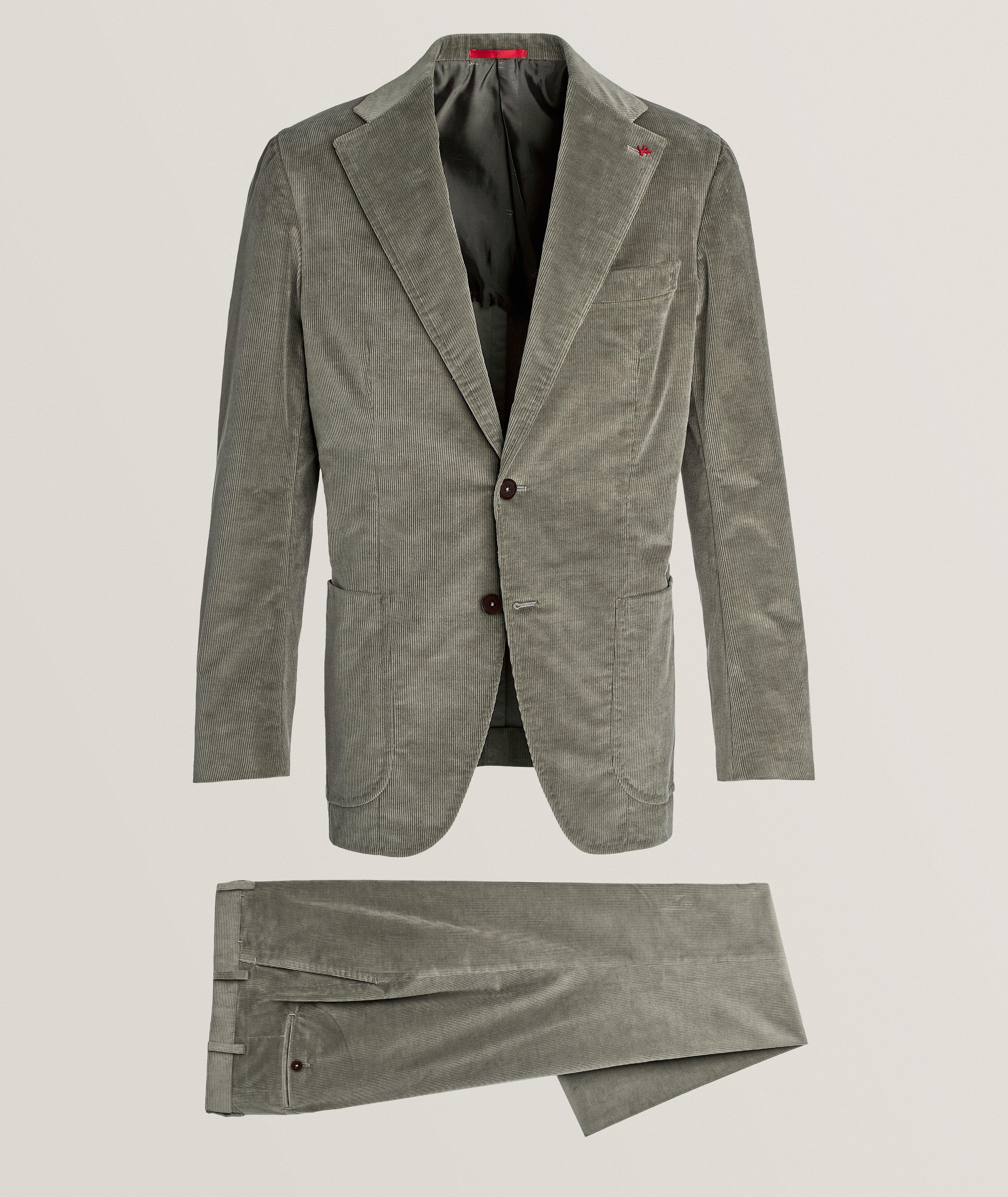 Corduroy Stretch Cotton-Wool Suit image 0
