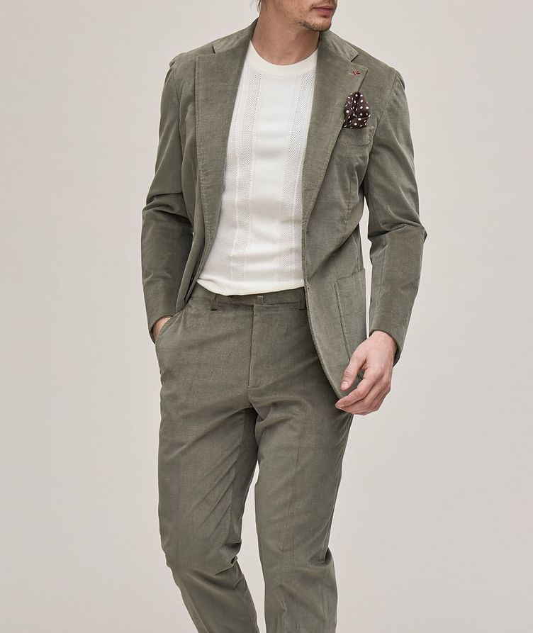 Corduroy Stretch Cotton-Wool Suit image 1
