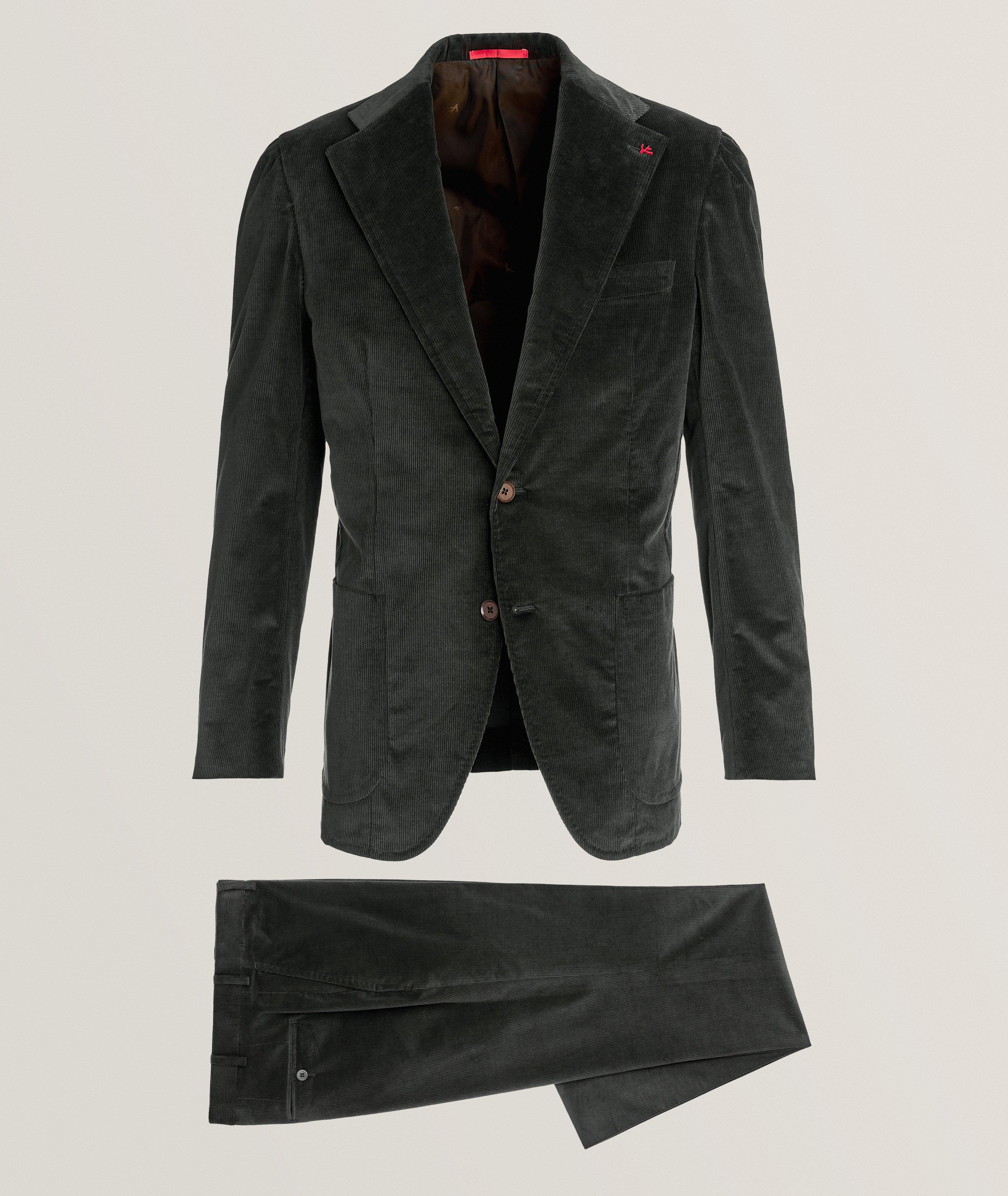 Corduroy Stretch Cotton-Wool Suit image 0