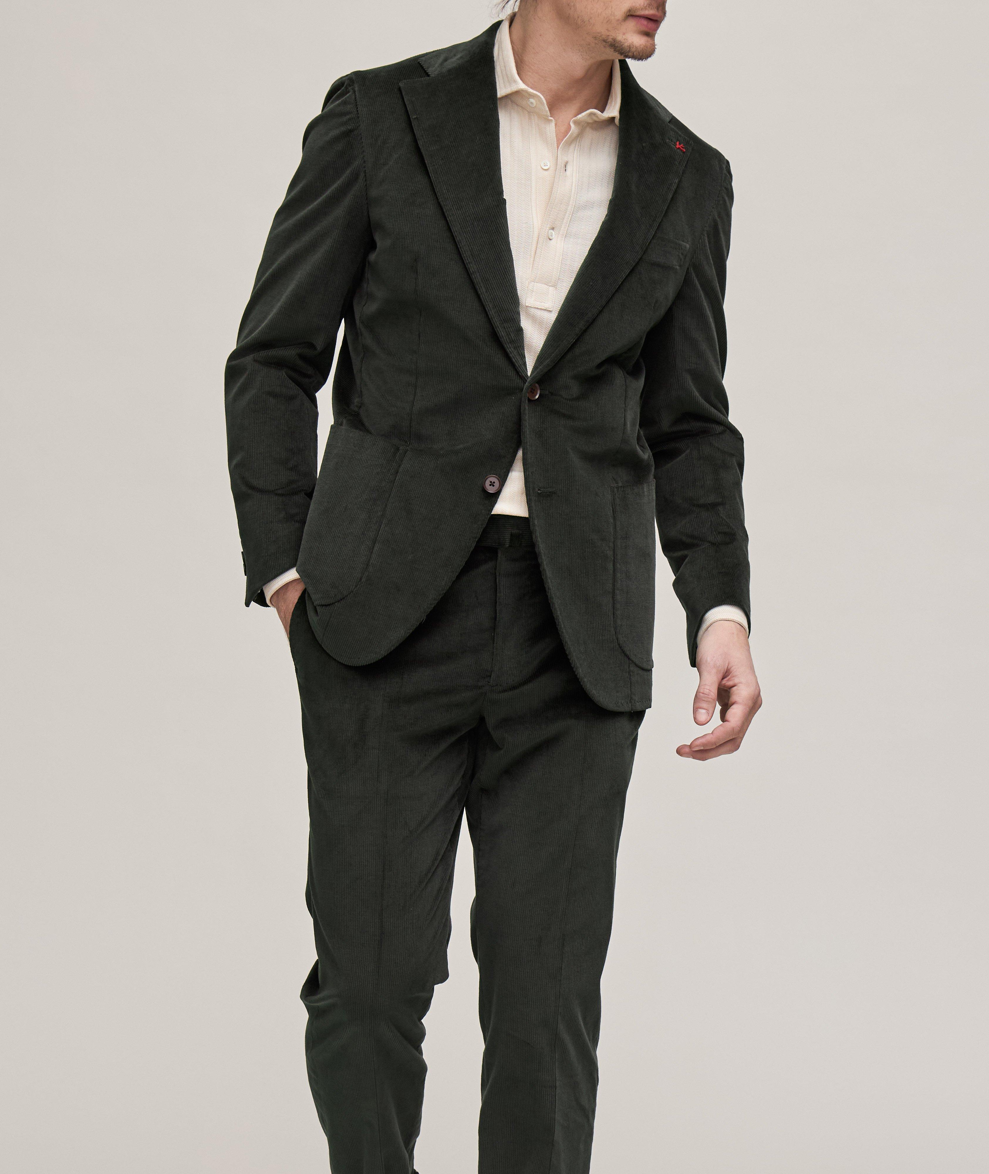 Corduroy Stretch Cotton-Wool Suit image 1