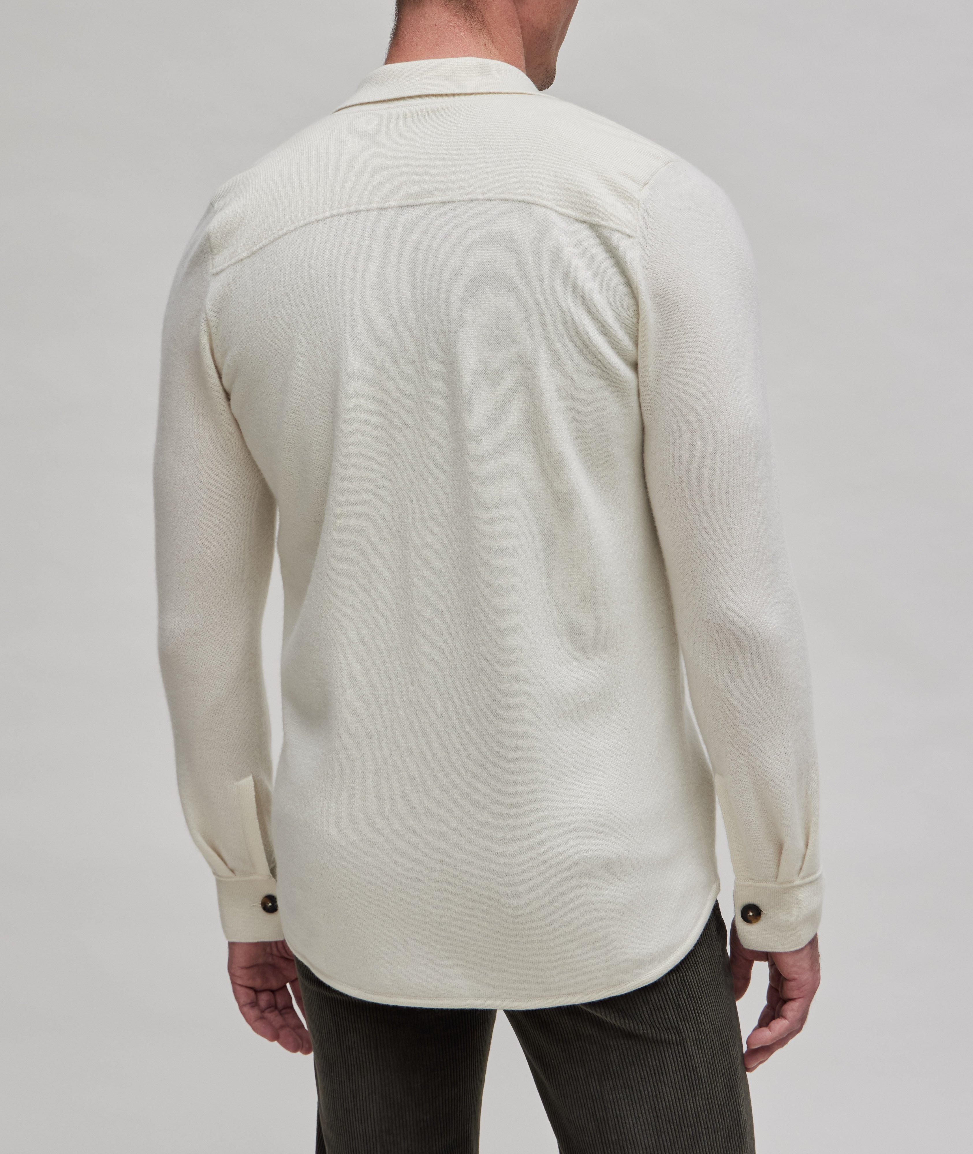 Fully Lined Cashmere Overshirt  image 2