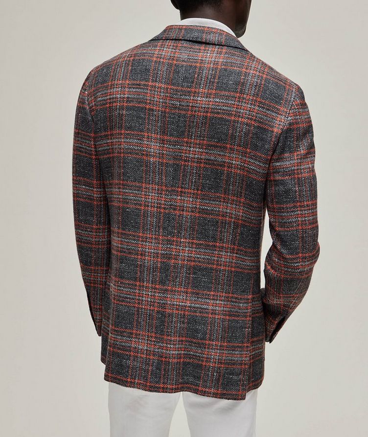 Plaid Cashmere, Virgin Wool & Silk Blend Sport Jacket image 2