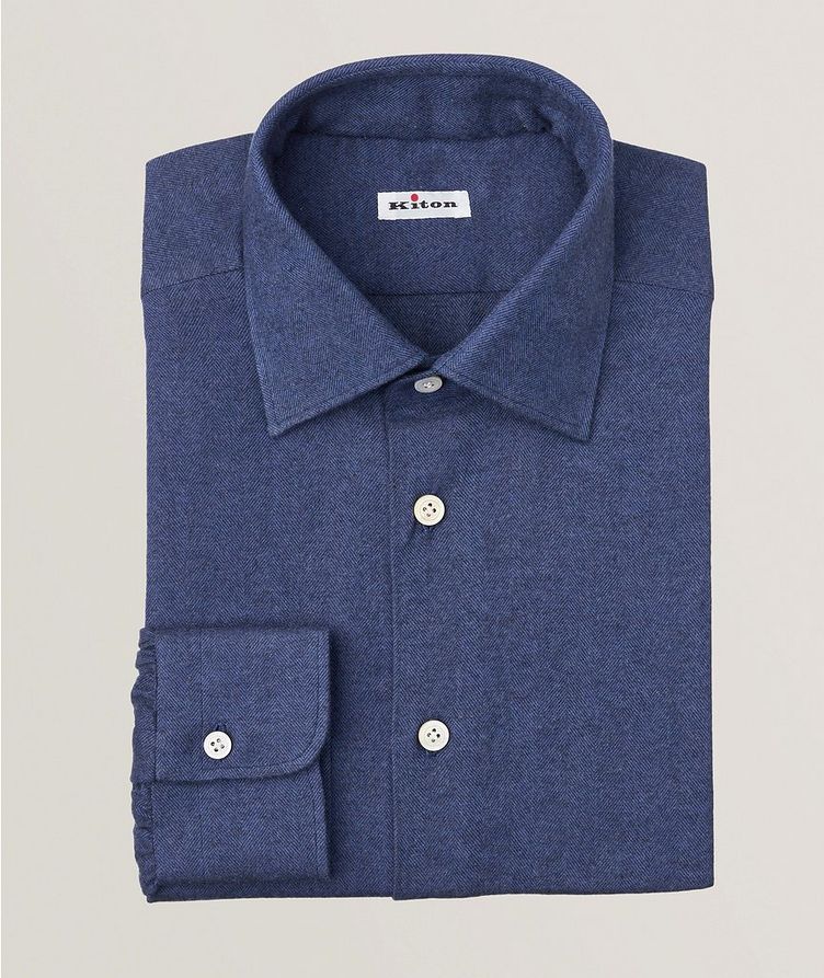 Regular-Fit Flannel Cotton Sport Shirt image 0