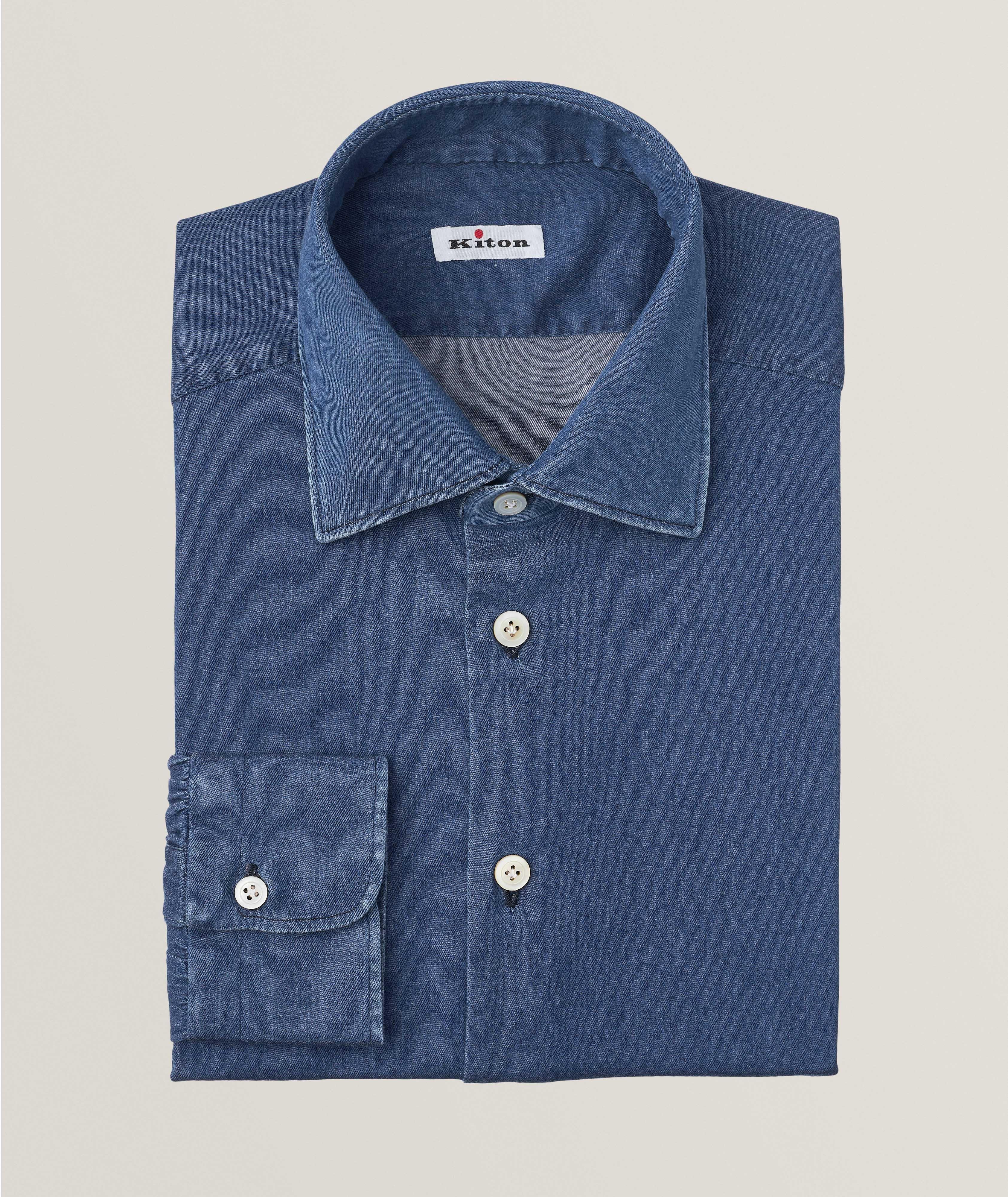 Regular-Fit Stretch-Cotton Sport Shirt image 0