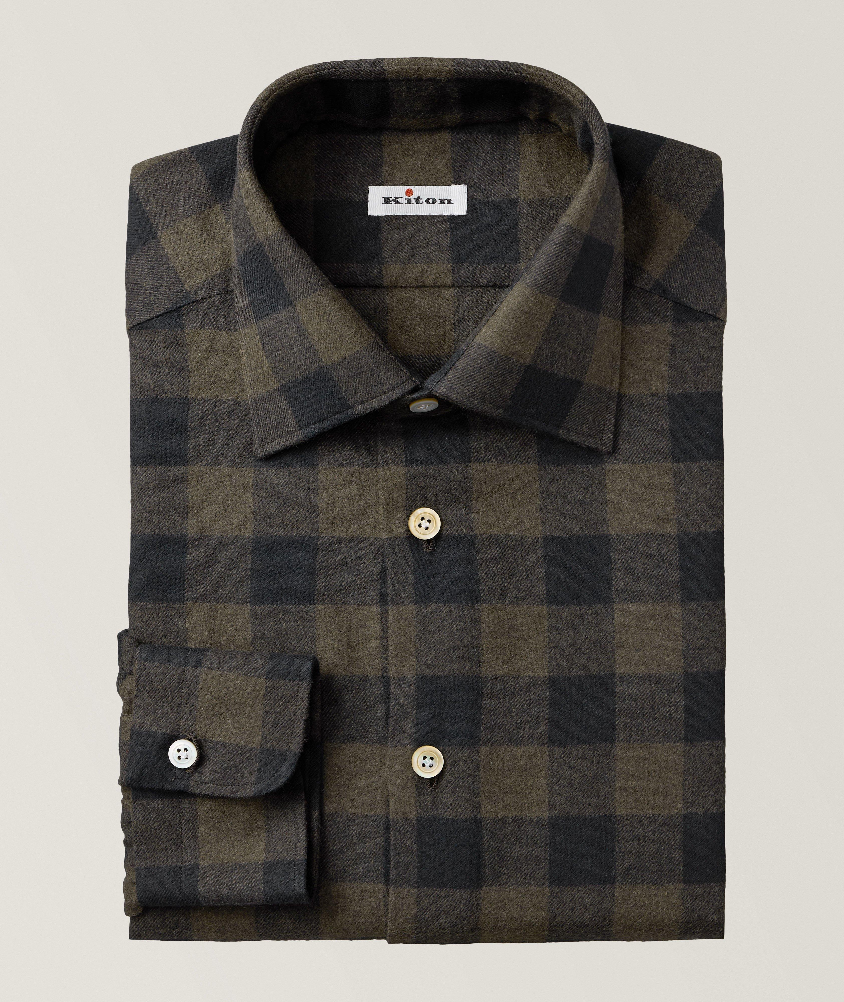 Flannel Striped Cotton Sport Shirt image 0