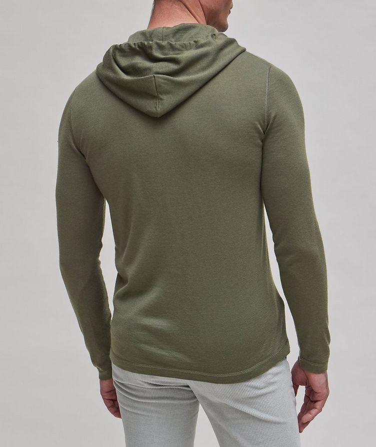 Cashmere-Silk Hooded Sweater image 2