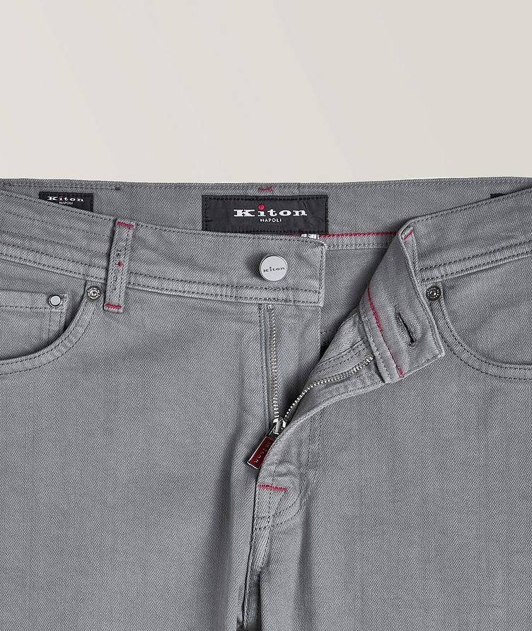 Kurabo Spun Five-Pocket Cotton-Stretch Pants image 1