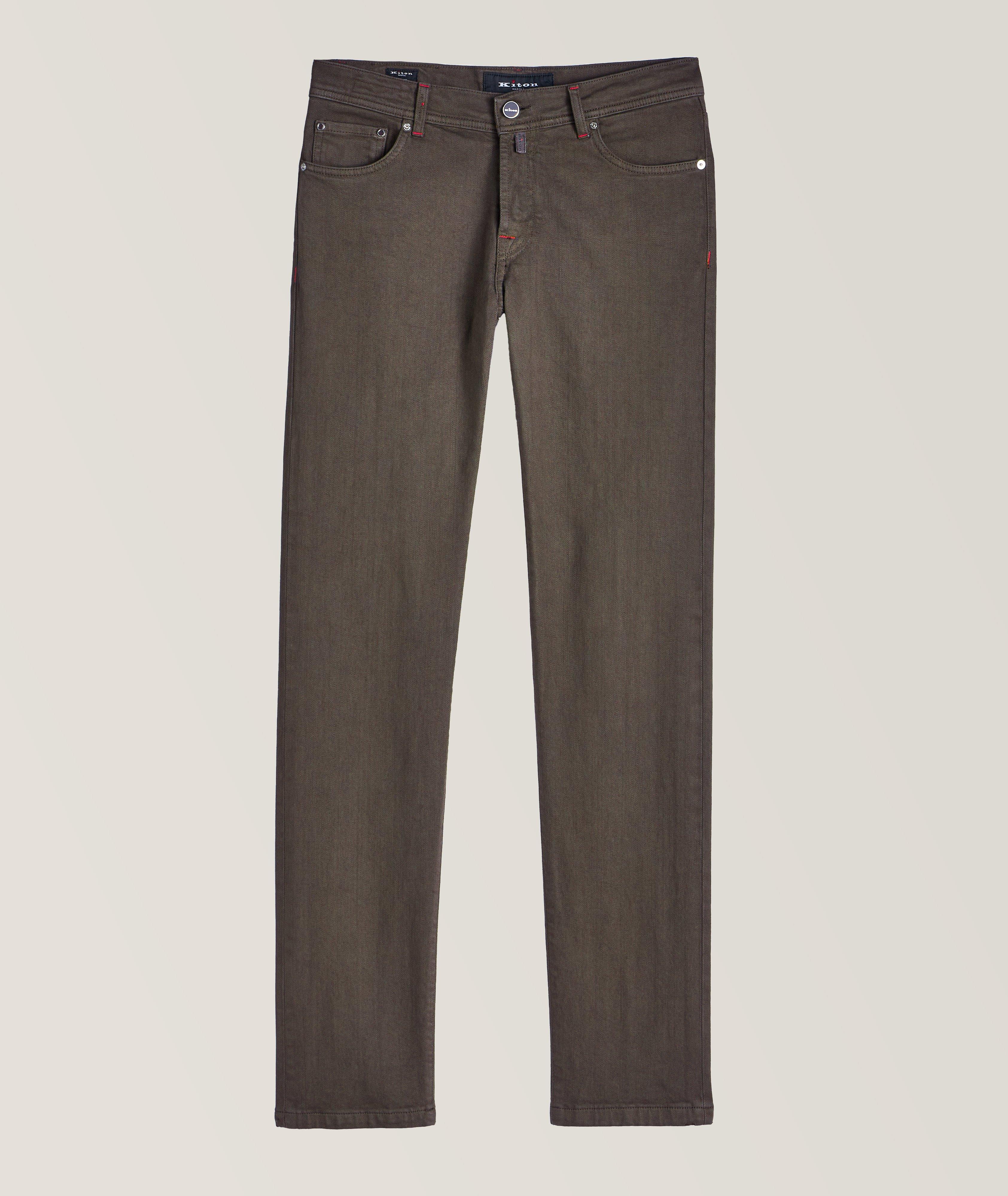 Kurabo Spun Five-Pocket Cotton-Stretch Pants image 0