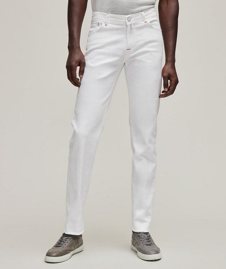 Five-Pocket Stretch-Cotton Jeans image 2