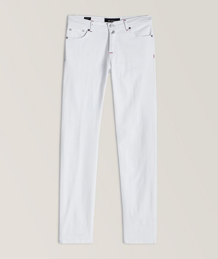 Five-Pocket Stretch-Cotton Jeans image 0