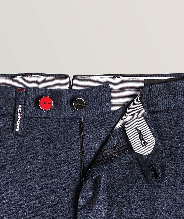 Five-Pocket Pleated Wool Pants image 1