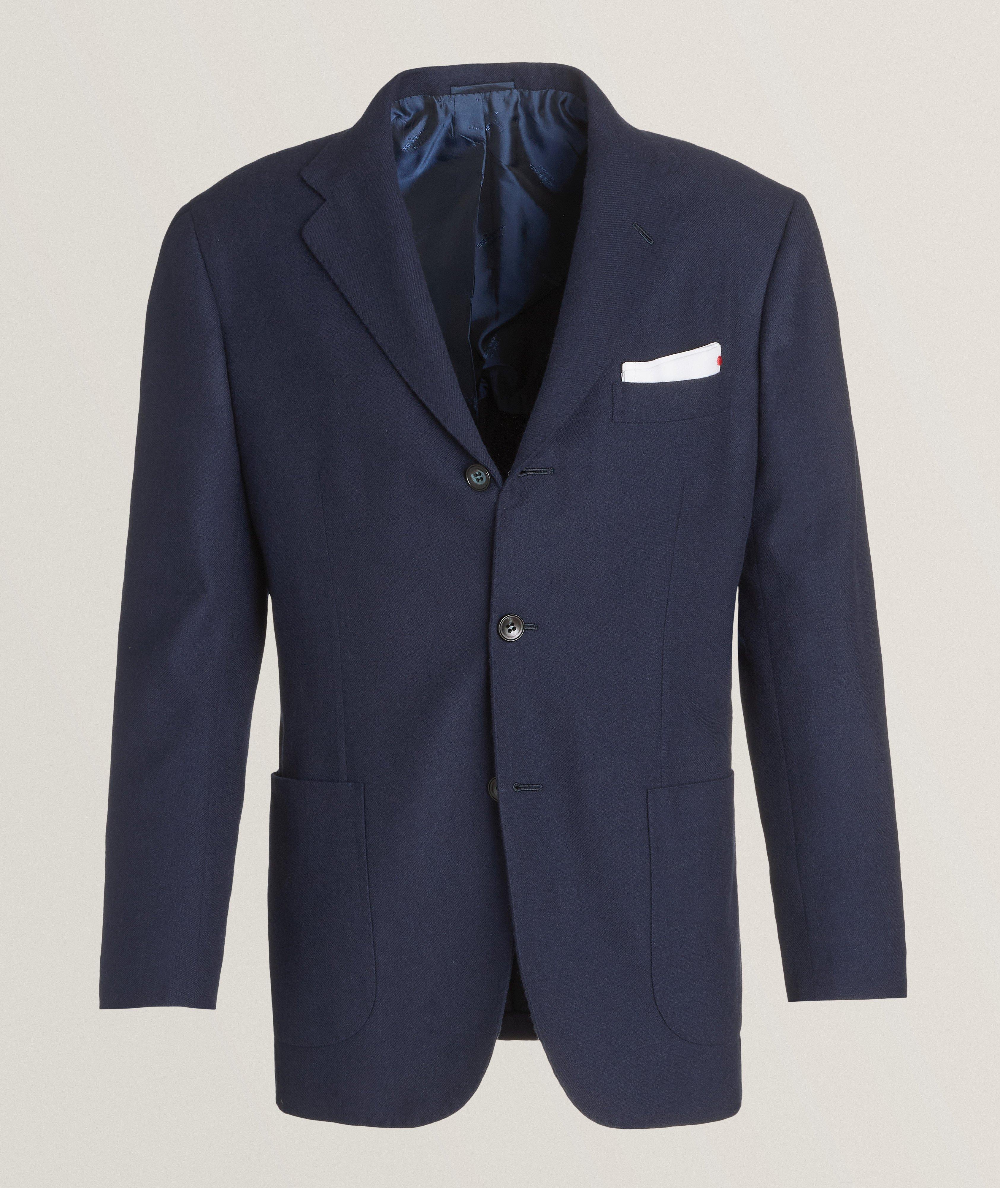 Kiton Veston uni en cachemire