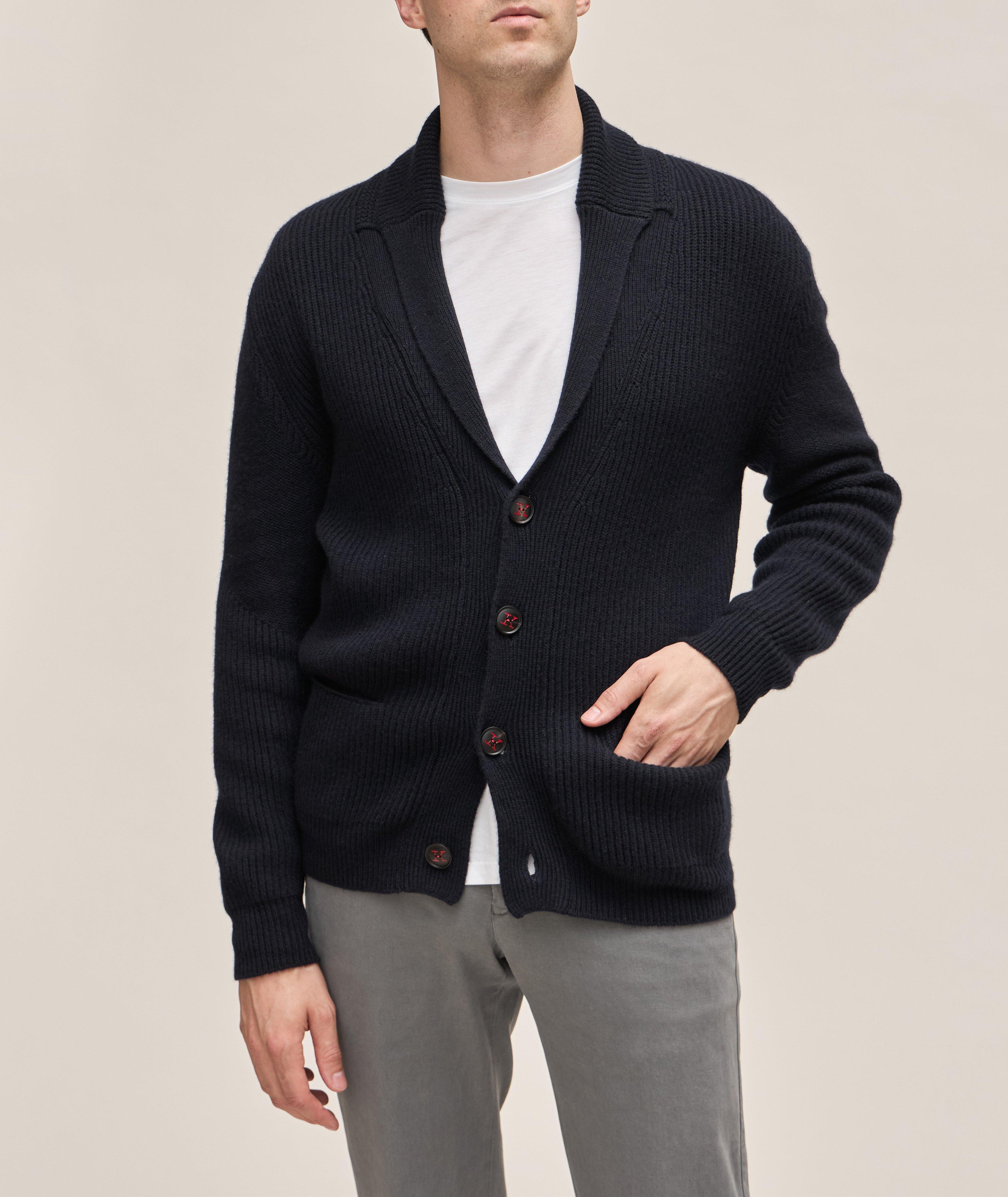 Wool Ribbed Cardigan  image 1