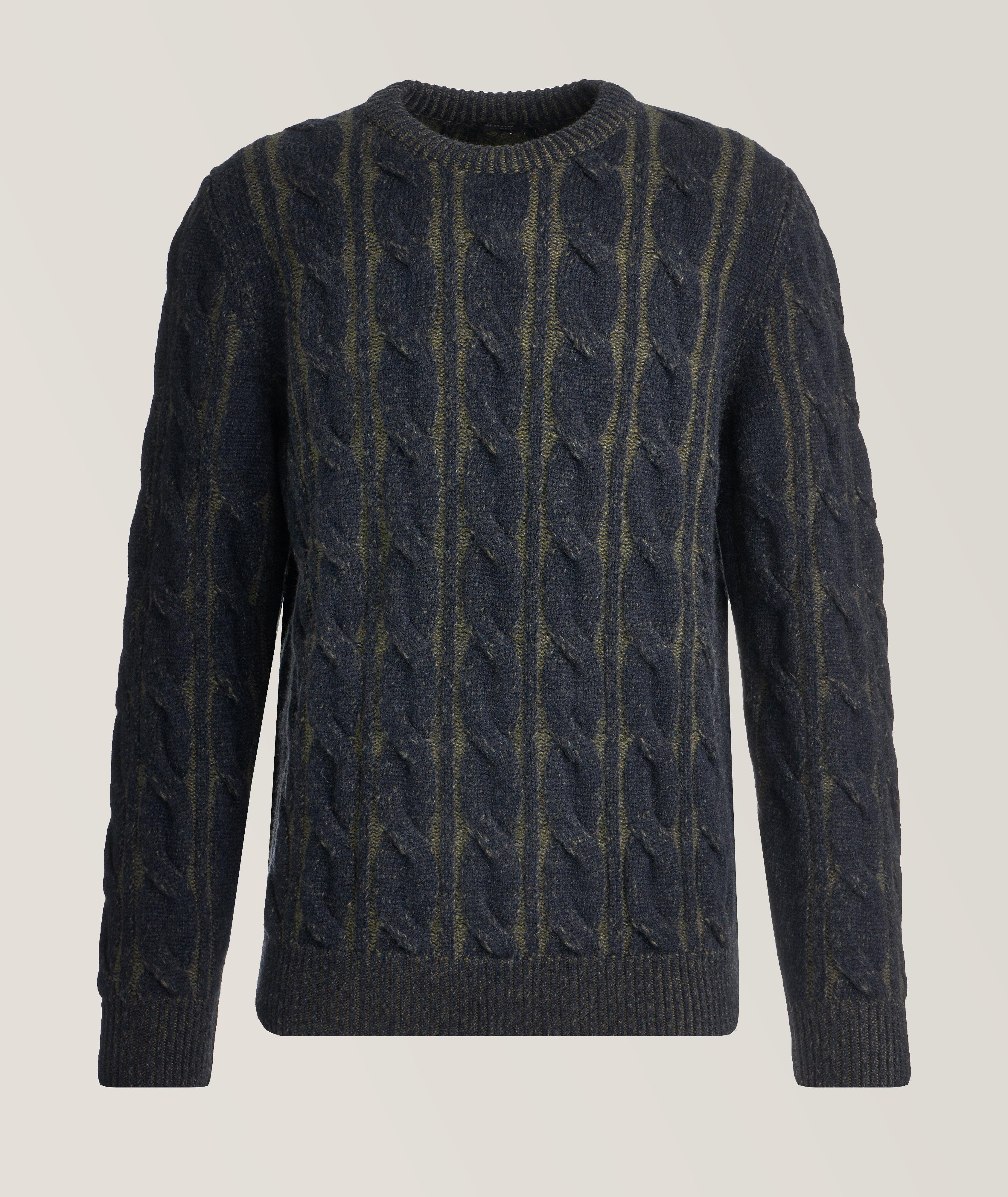 Vanise Cashmere Cable Knit Sweater image 0