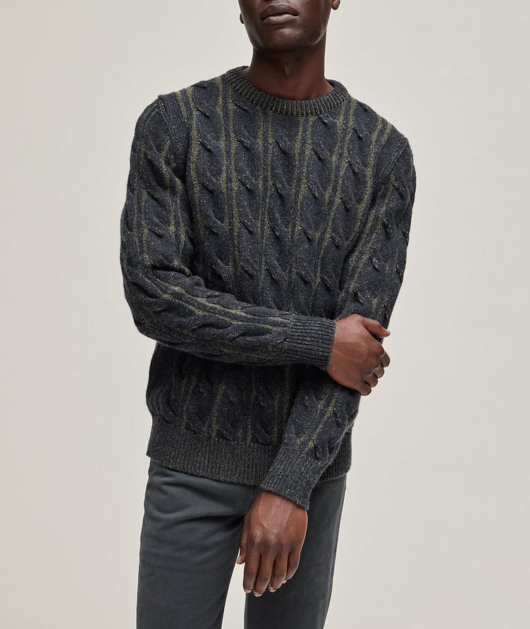 Vanise Cashmere Cable Knit Sweater image 1