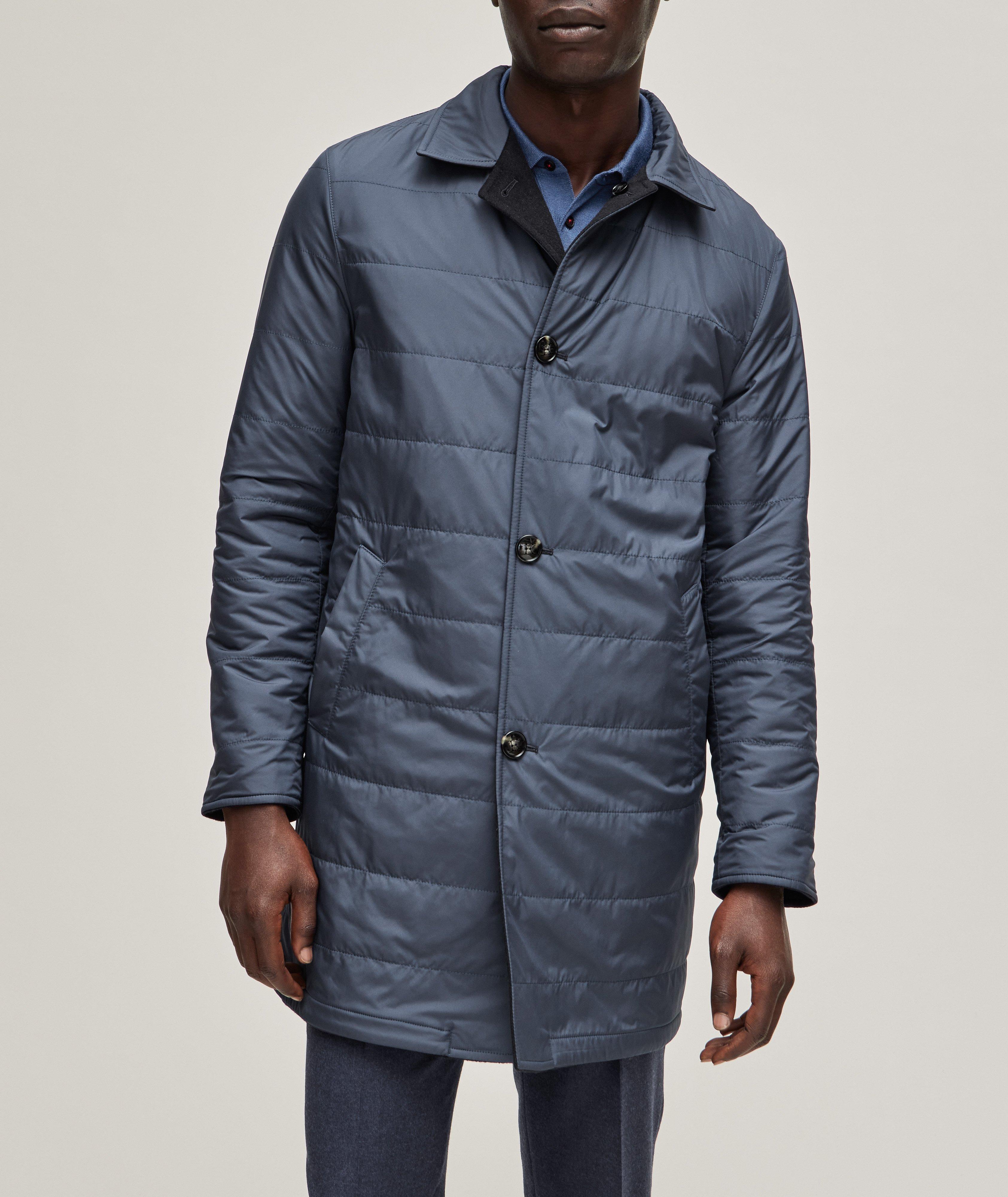 Zegna hot sale reversible raincoat